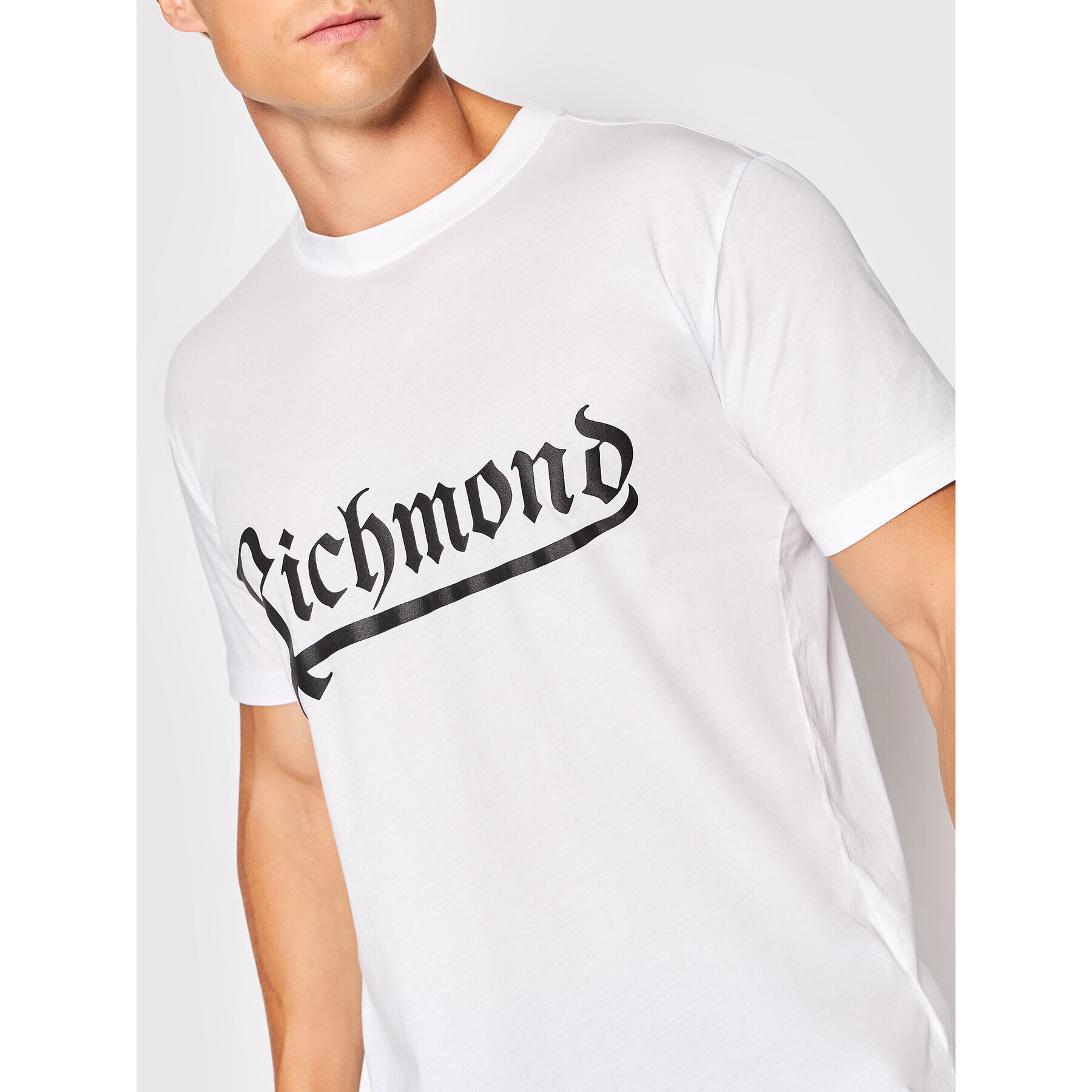 John Richmond T-Shirt RMA22091TS Bílá Regular Fit - Pepit.cz