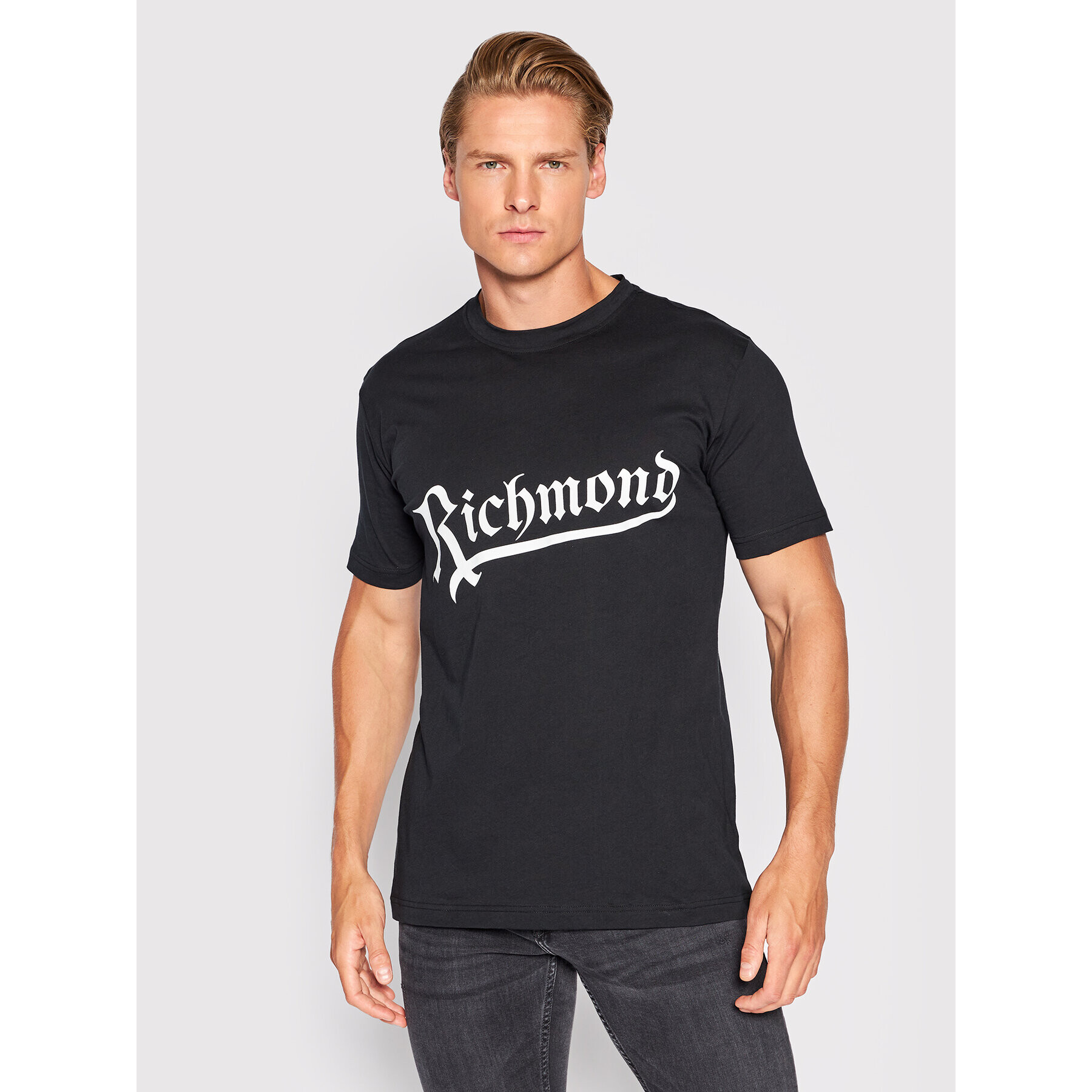 John Richmond T-Shirt RMA22091TS Černá Regular Fit - Pepit.cz