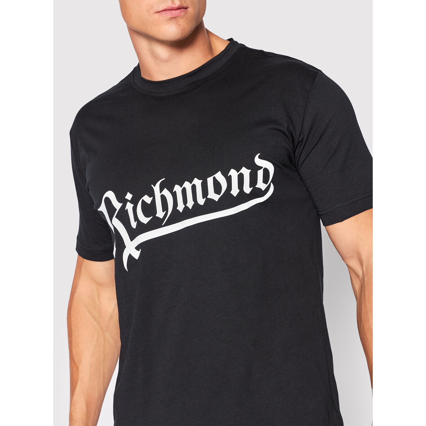 John Richmond T-Shirt RMA22091TS Černá Regular Fit - Pepit.cz