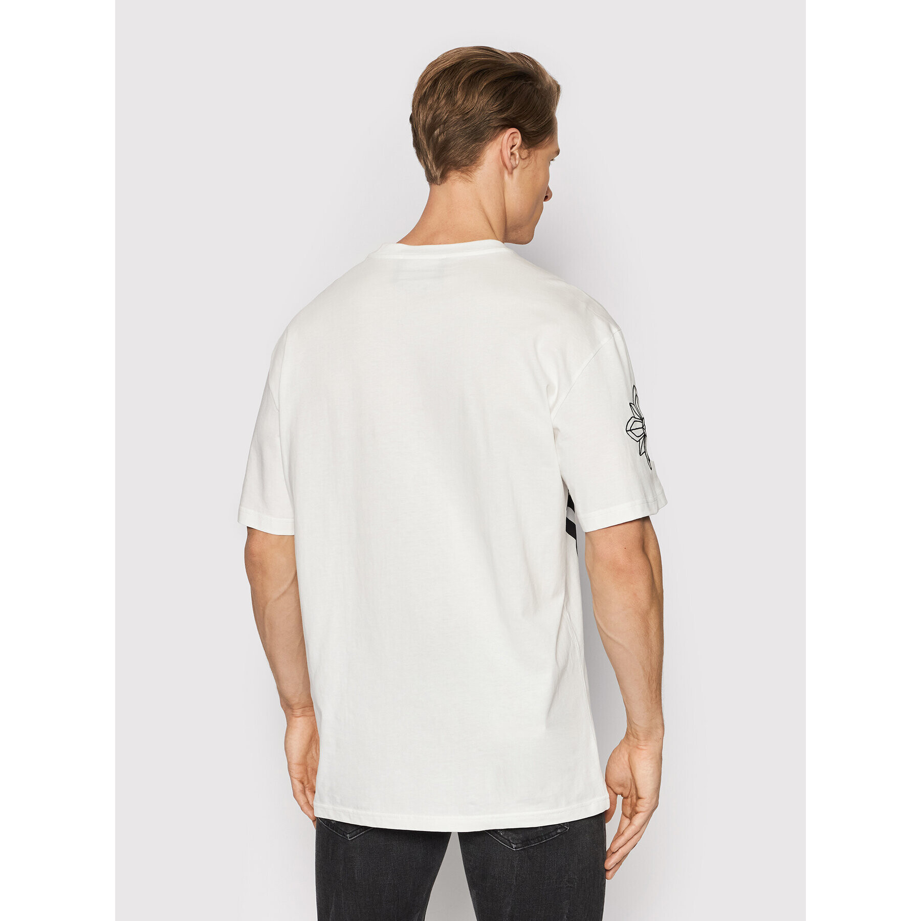 John Richmond T-Shirt RMP22086TS Bílá Relaxed Fit - Pepit.cz