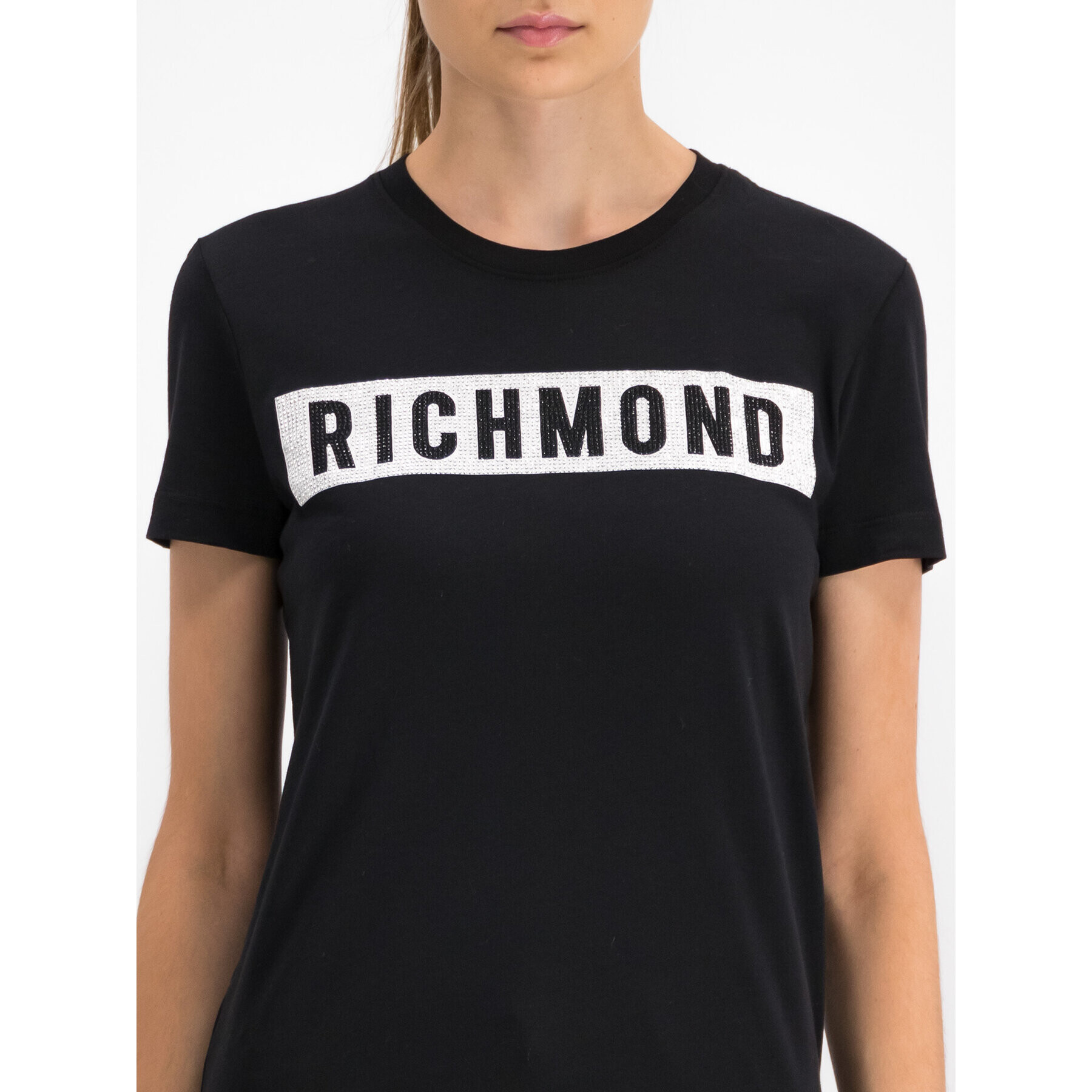 John Richmond T-Shirt RWP19028TS Černá Regular Fit - Pepit.cz