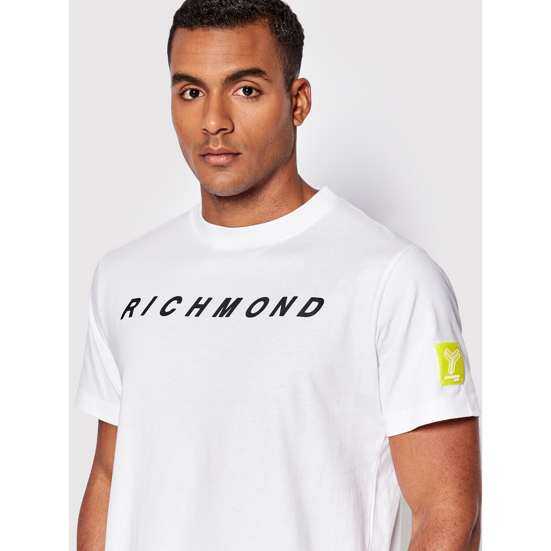 John Richmond T-Shirt UMA22014TS Bílá Regular Fit - Pepit.cz