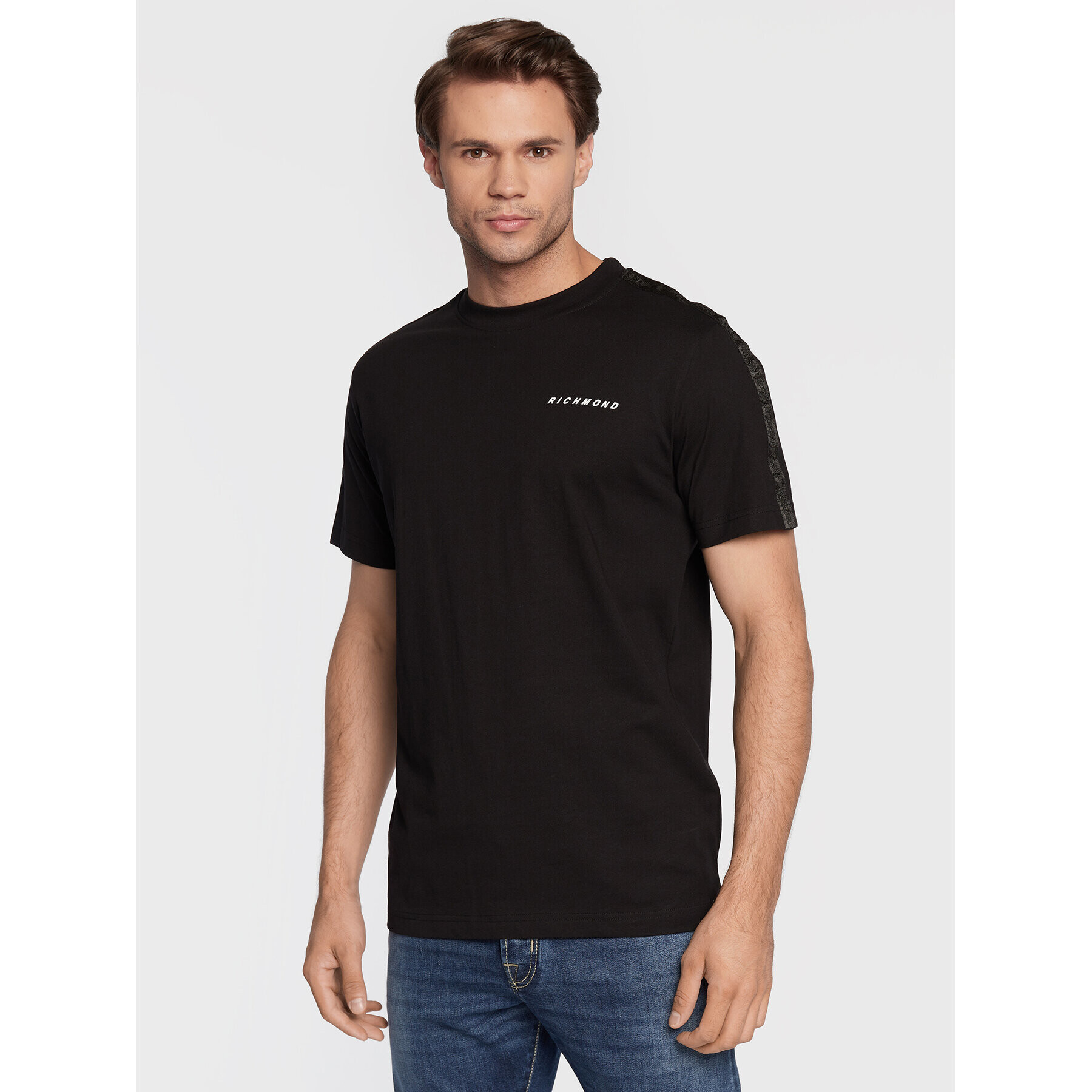 John Richmond T-Shirt UMA22098TS Černá Regular Fit - Pepit.cz