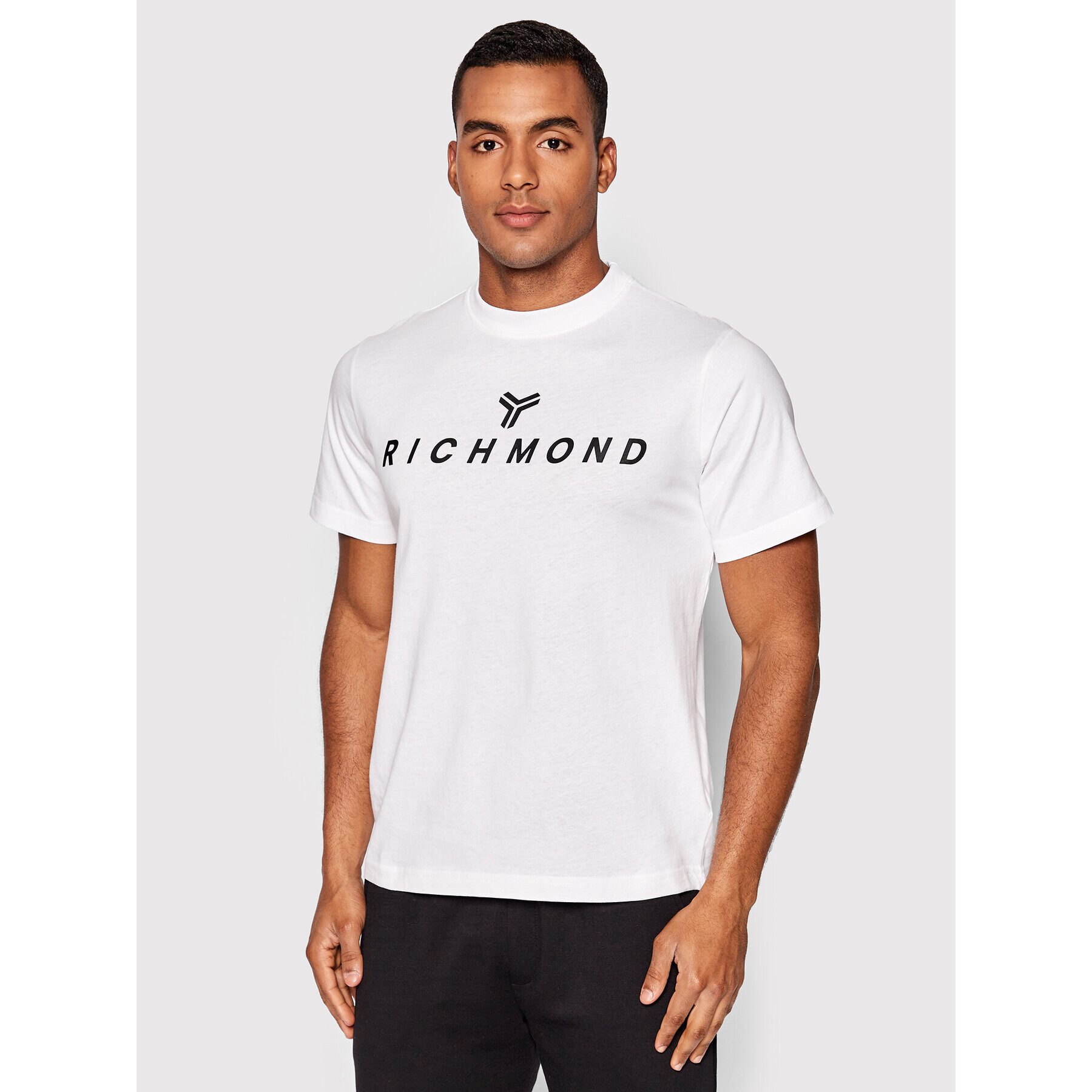 John Richmond T-Shirt UMA22103TS Bílá Regular Fit - Pepit.cz