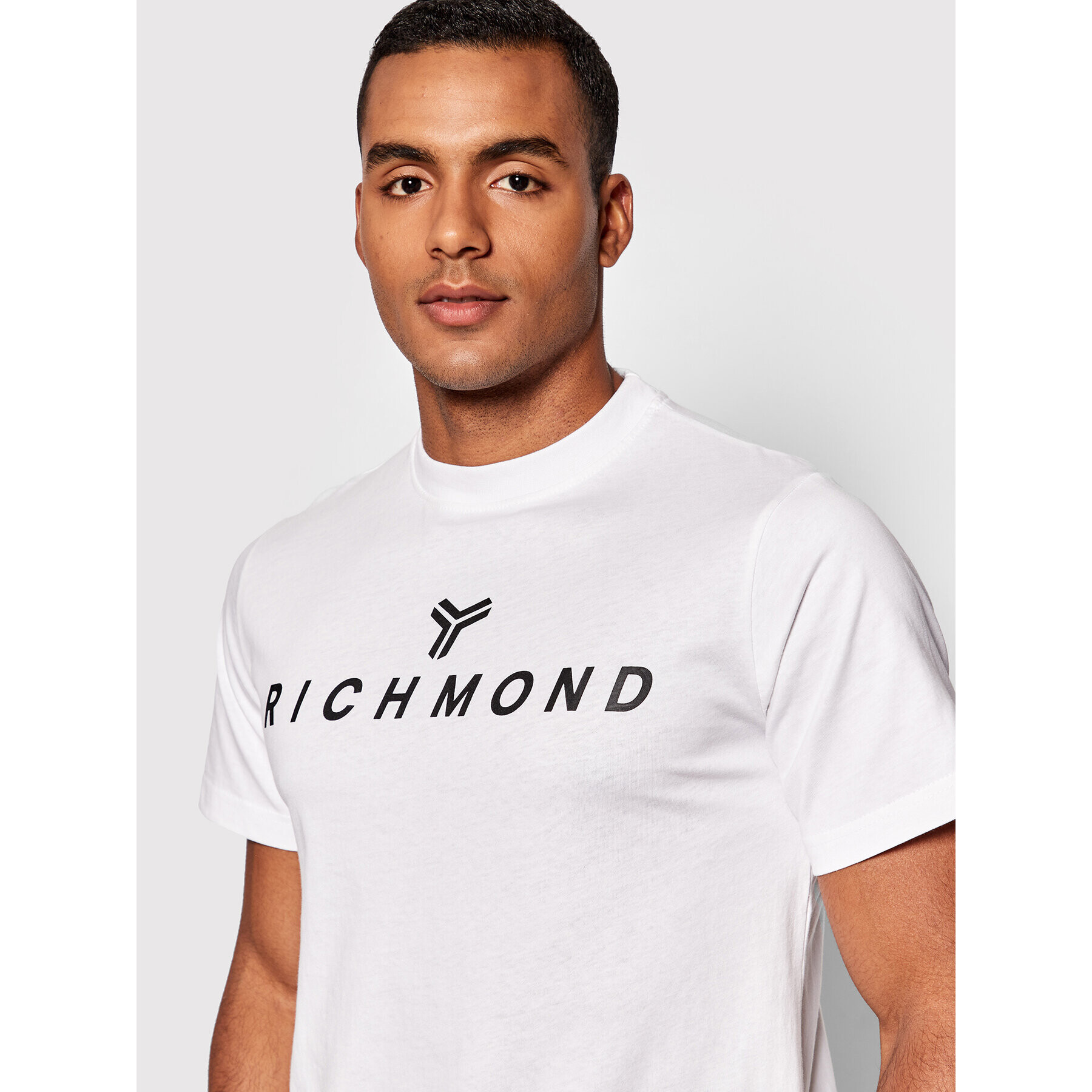 John Richmond T-Shirt UMA22103TS Bílá Regular Fit - Pepit.cz