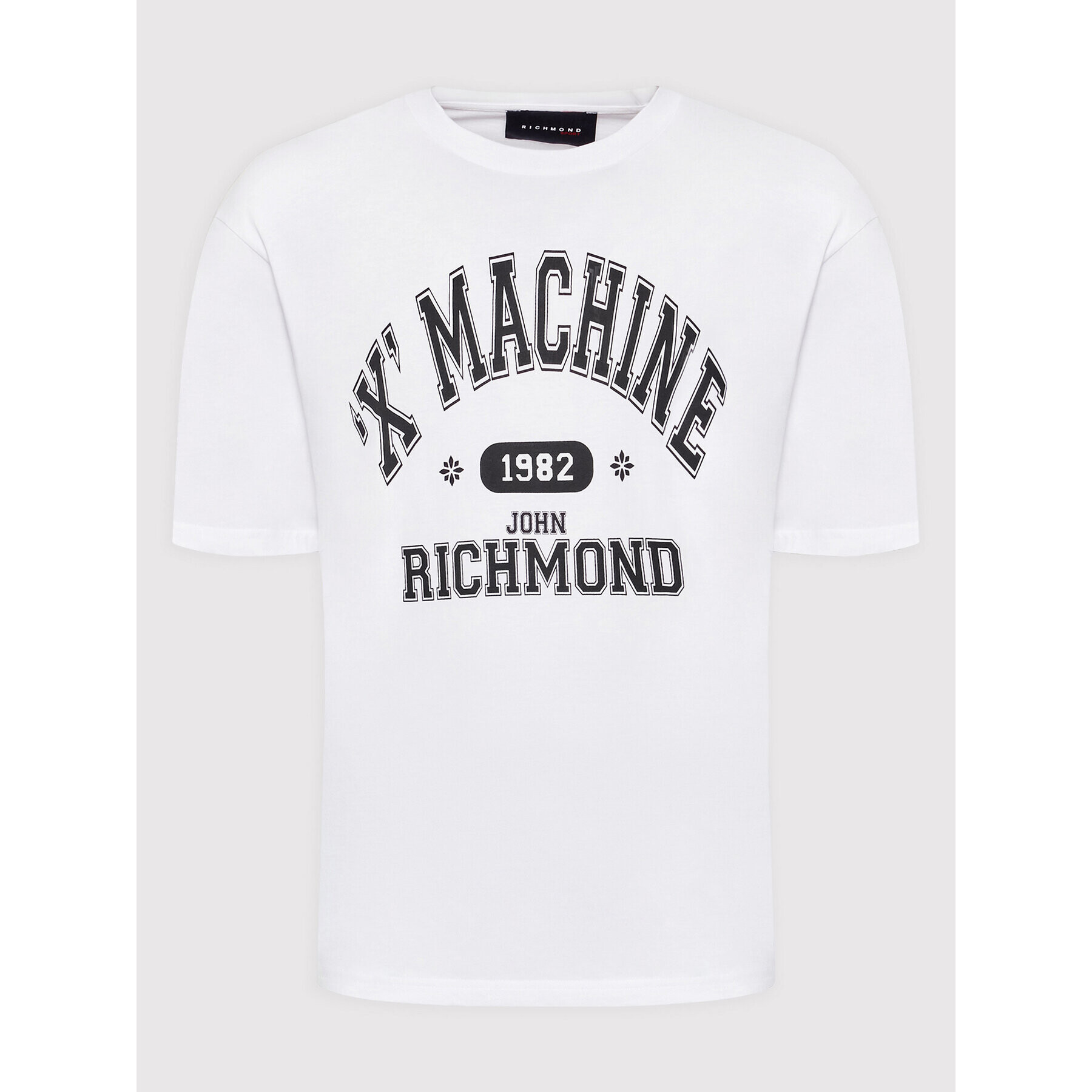 John Richmond T-Shirt UMP22058TS Bílá Regular Fit - Pepit.cz