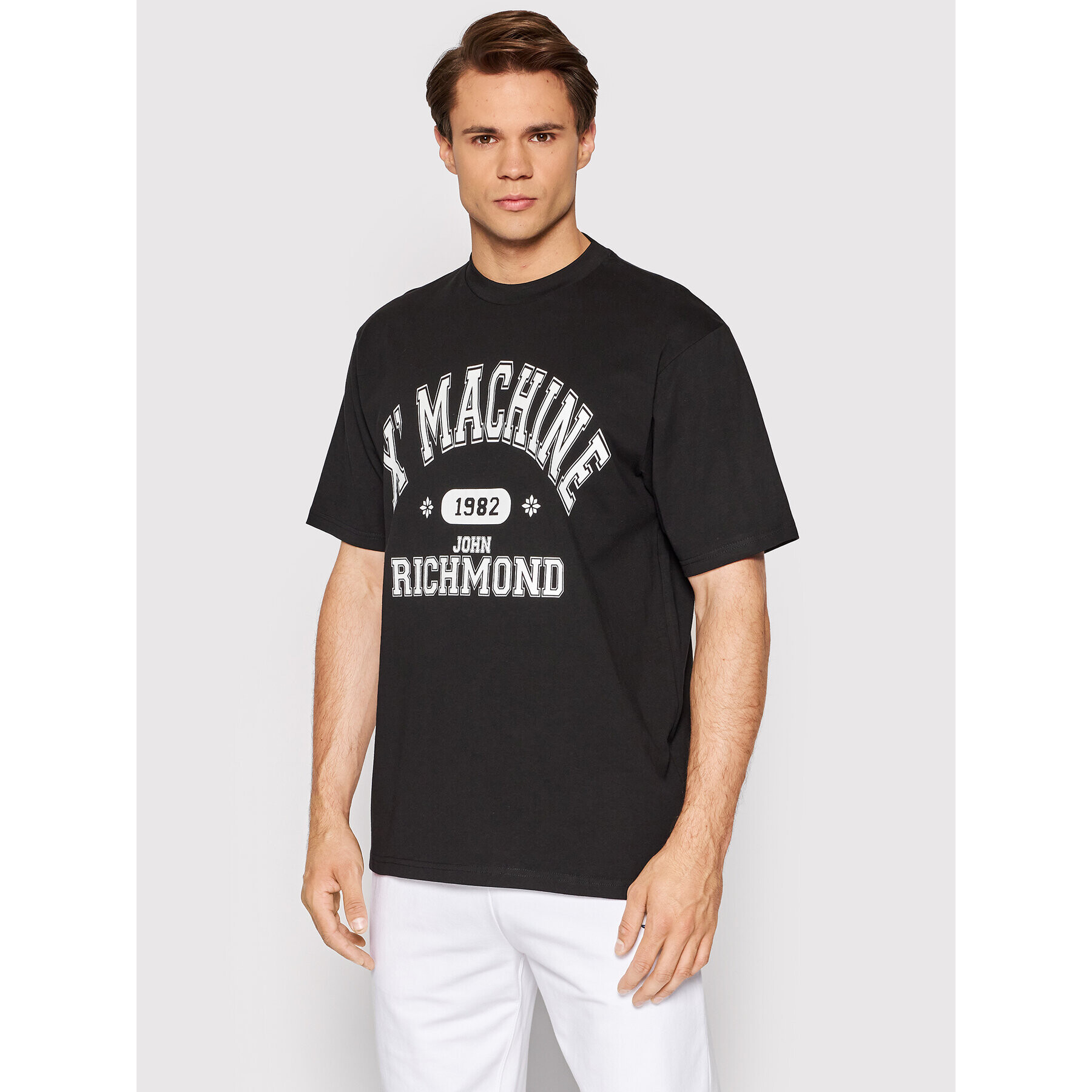 John Richmond T-Shirt UMP22058TS Černá Regular Fit - Pepit.cz