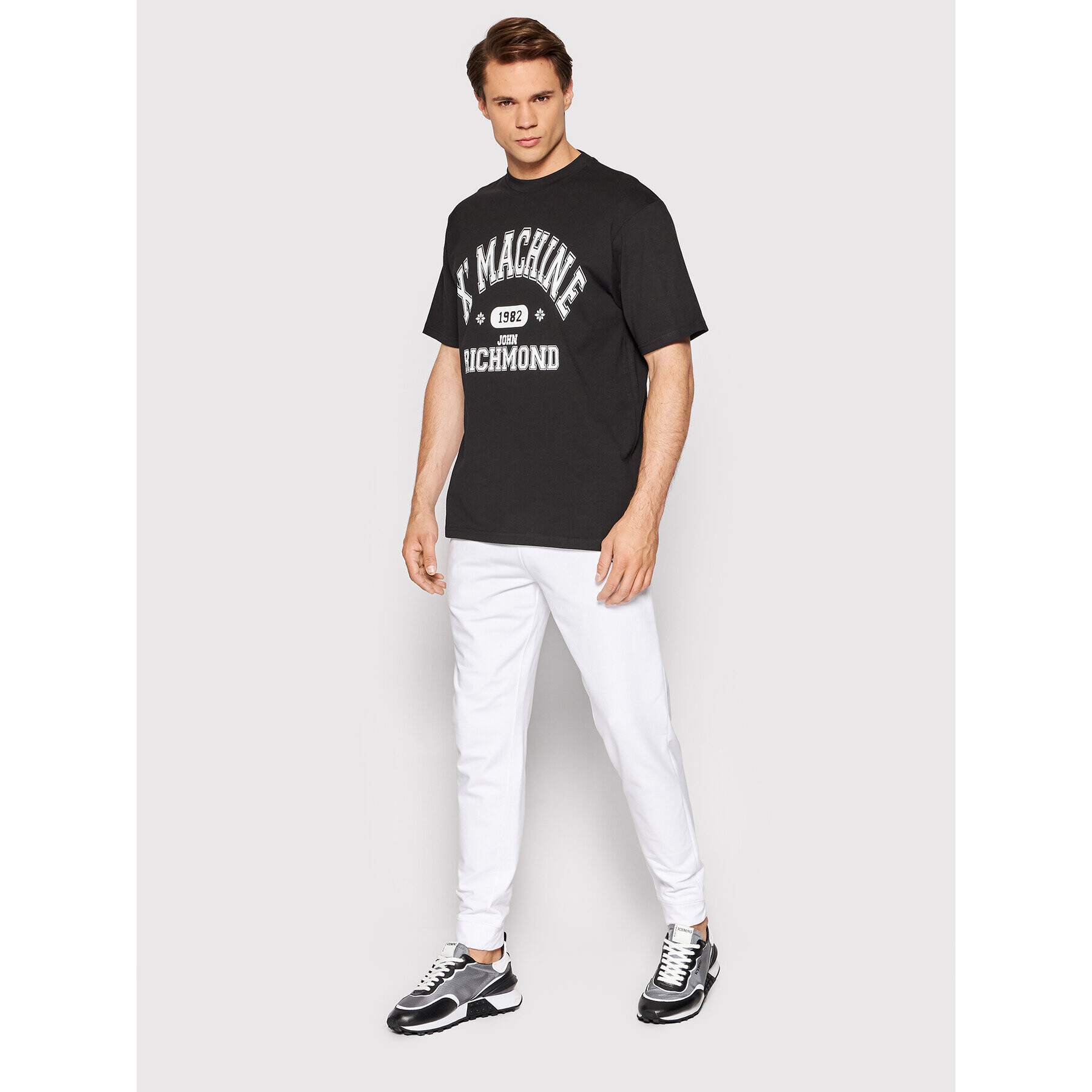 John Richmond T-Shirt UMP22058TS Černá Regular Fit - Pepit.cz