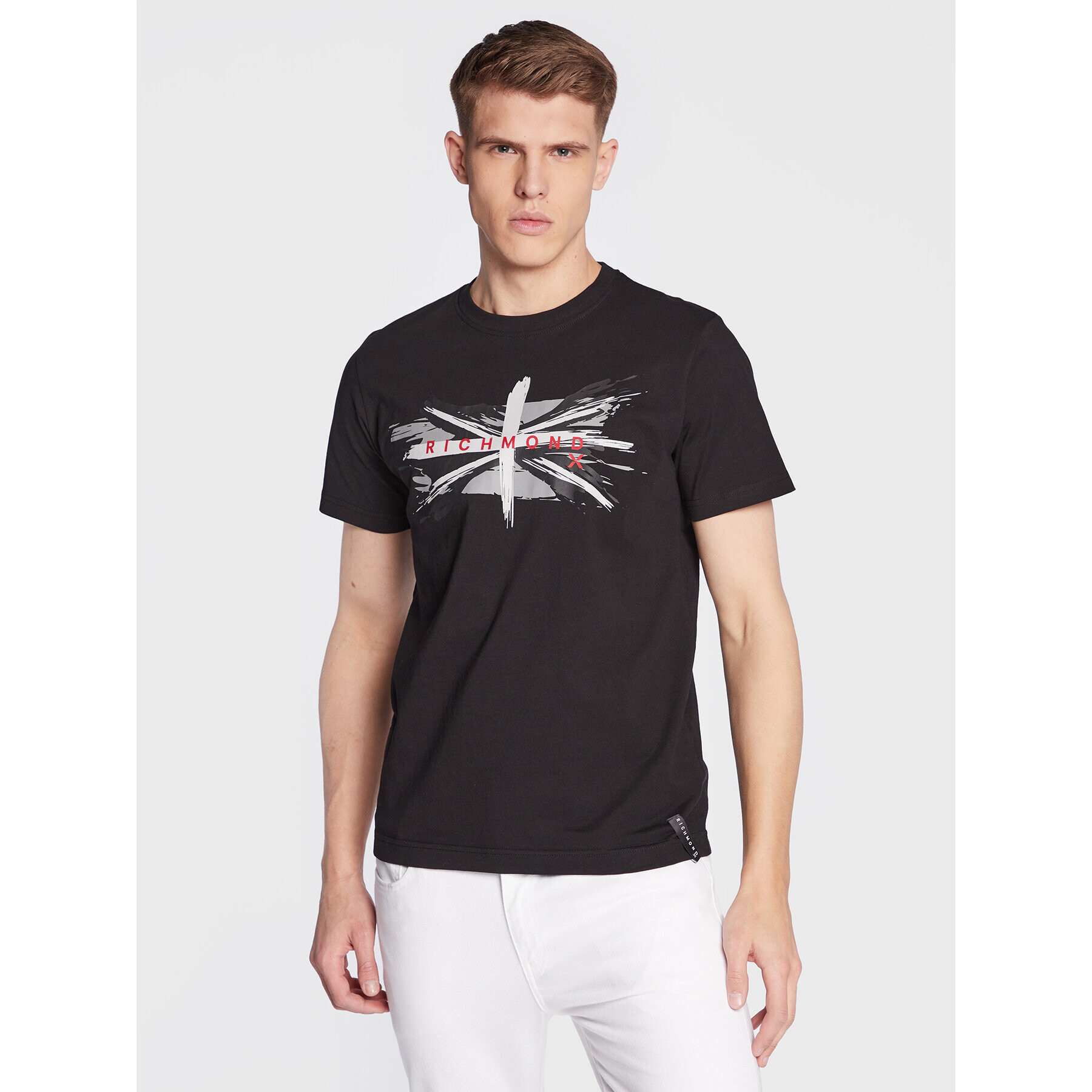 John Richmond T-Shirt UMP23004TS Černá Regular Fit - Pepit.cz