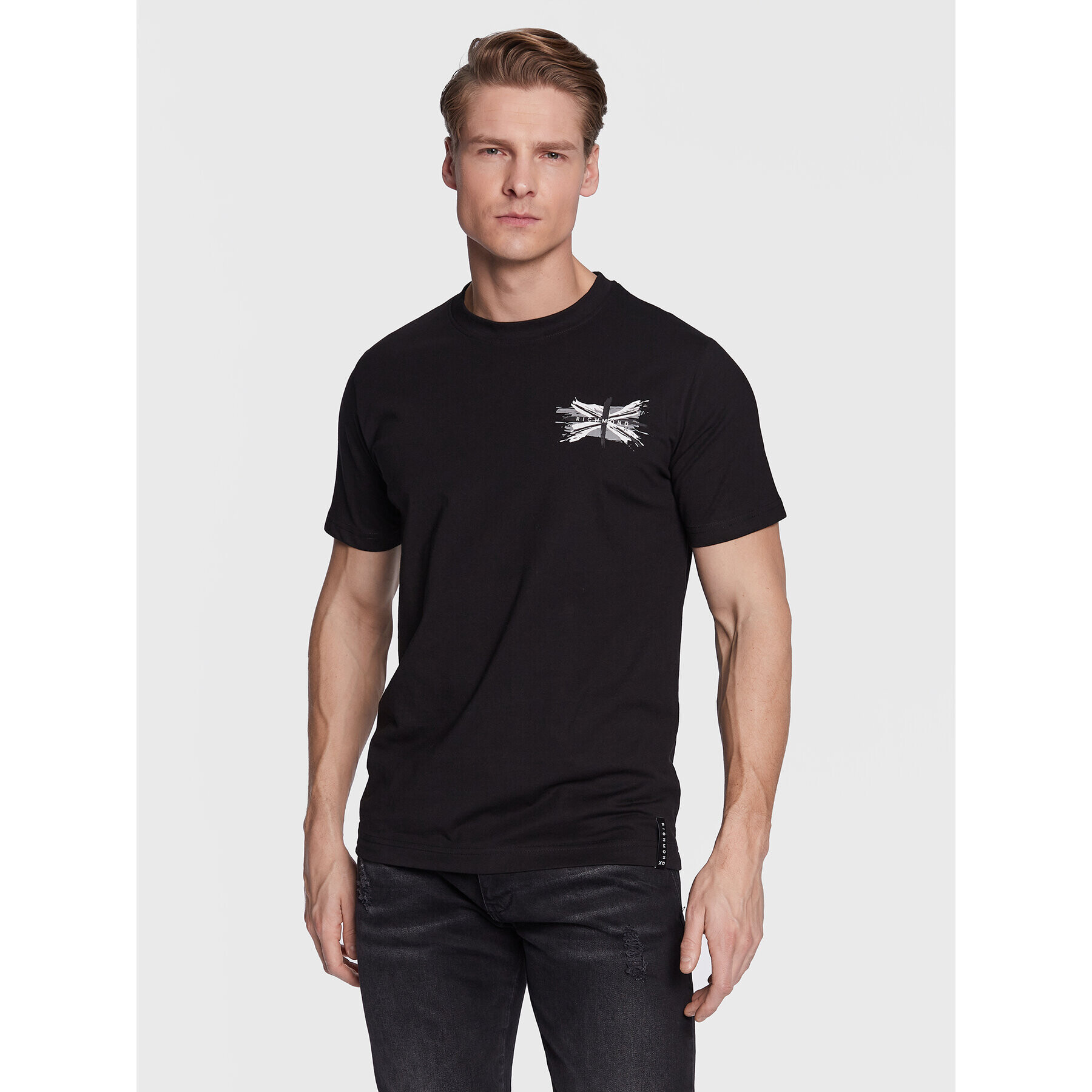 John Richmond T-Shirt UMP23039TS Černá Regular Fit - Pepit.cz