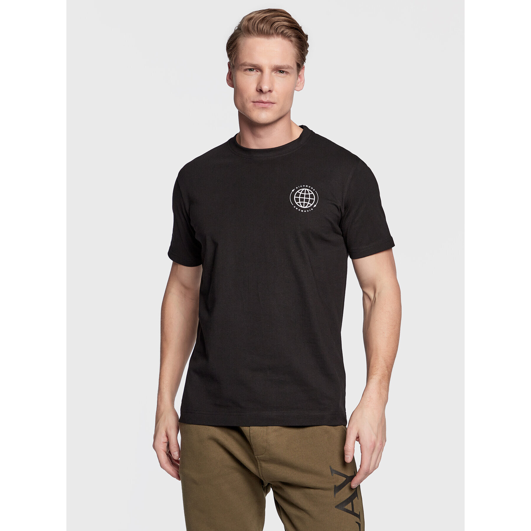 John Richmond T-Shirt UMP23086TS Černá Regular Fit - Pepit.cz