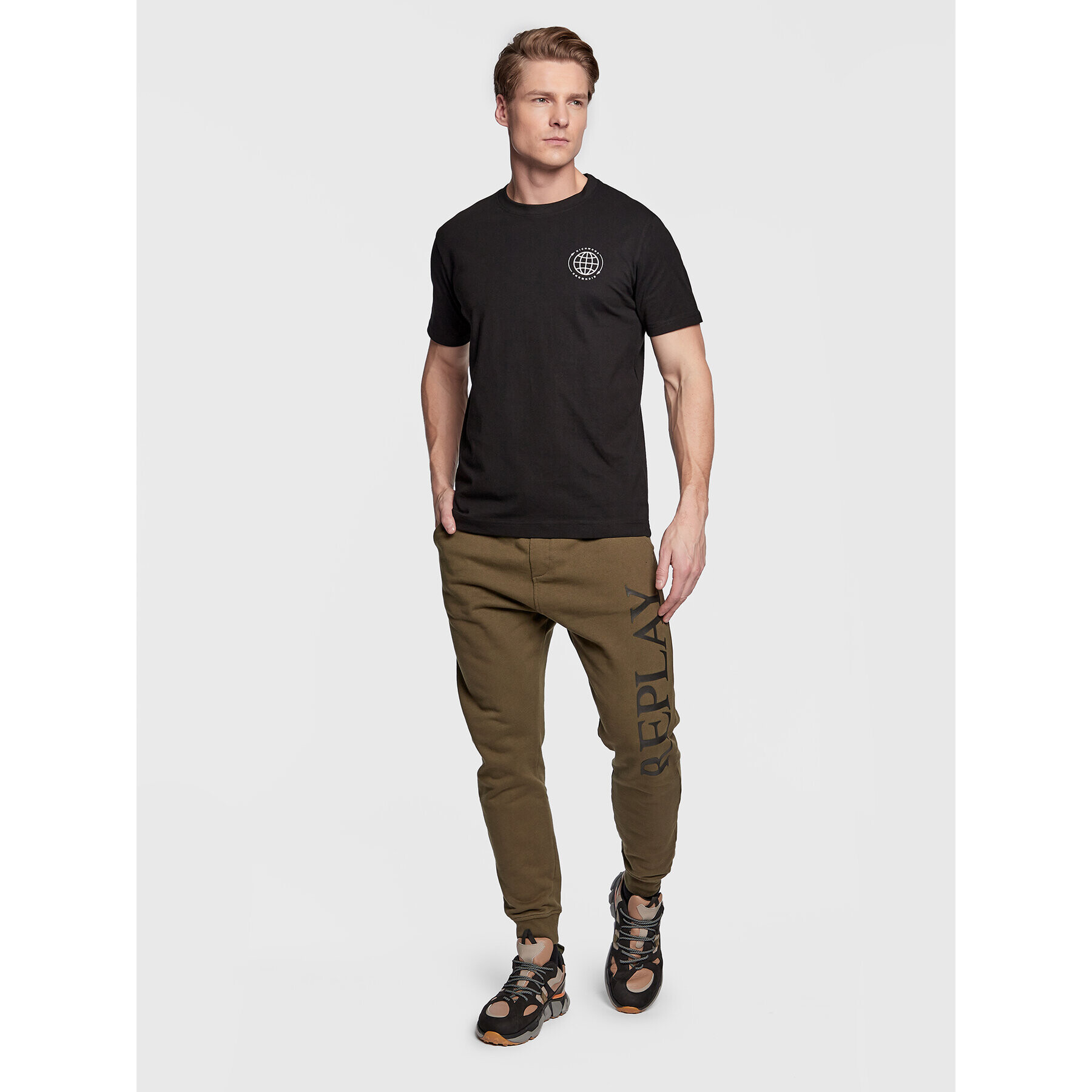 John Richmond T-Shirt UMP23086TS Černá Regular Fit - Pepit.cz