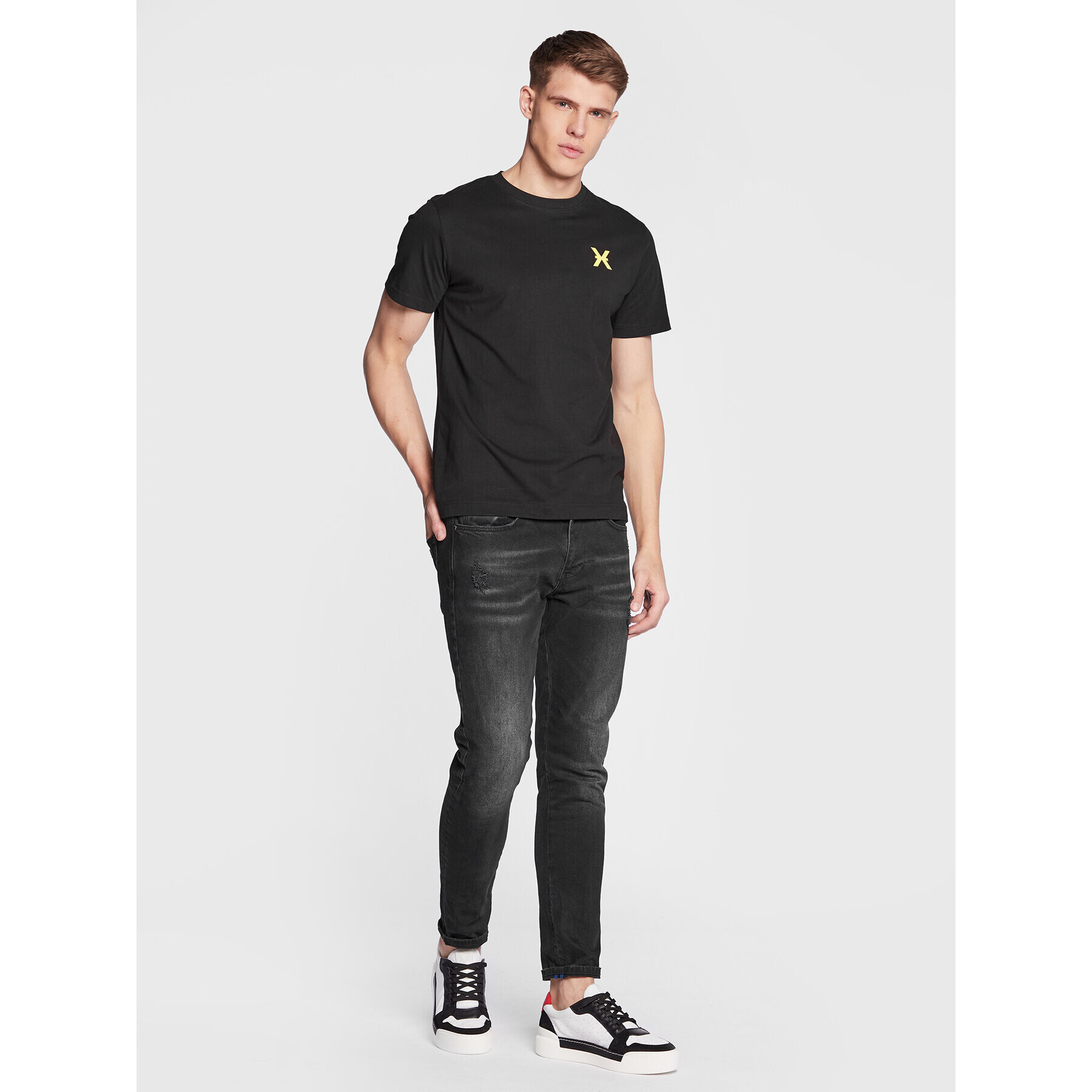 John Richmond T-Shirt UMP23097TS Černá Regular Fit - Pepit.cz