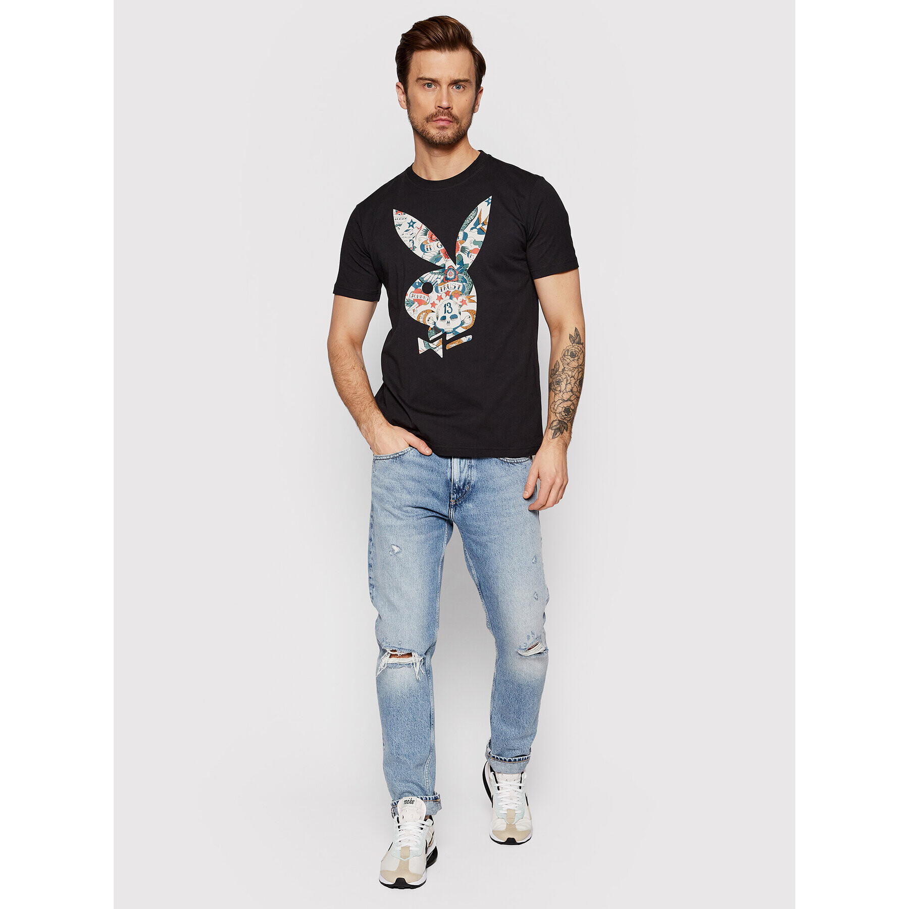 John Richmond T-Shirt Unisex RMP22305TS Černá Regular Fit - Pepit.cz