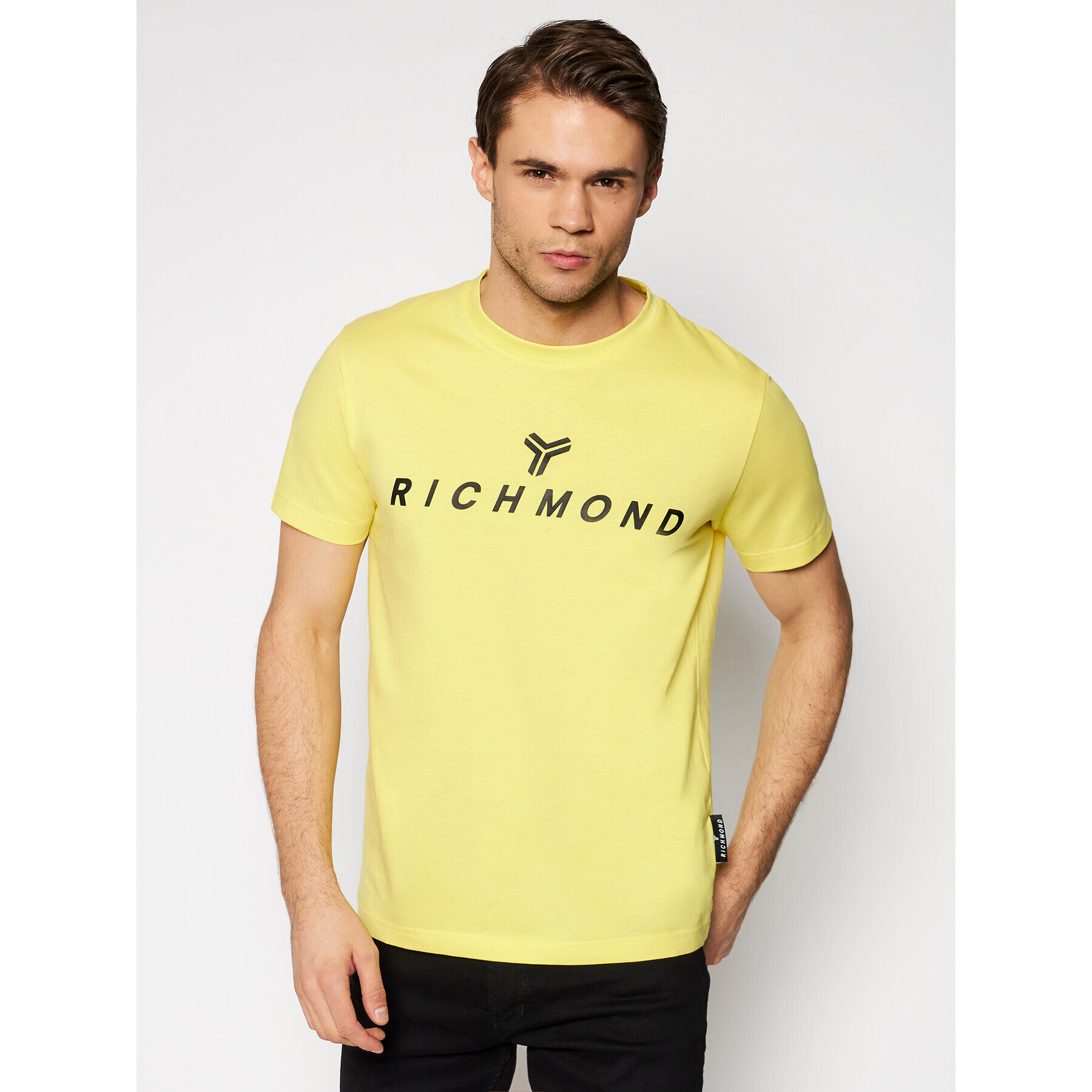 John Richmond T-Shirt Zhotasy UMP21004TS Žlutá Regular Fit - Pepit.cz