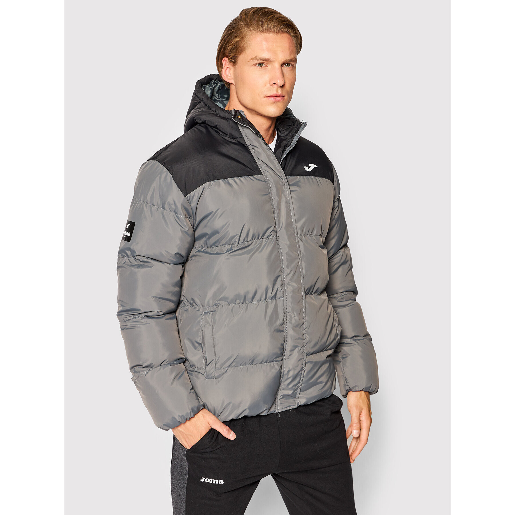 Joma Vatovaná bunda Anorak 500467.276 Šedá Regular Fit - Pepit.cz