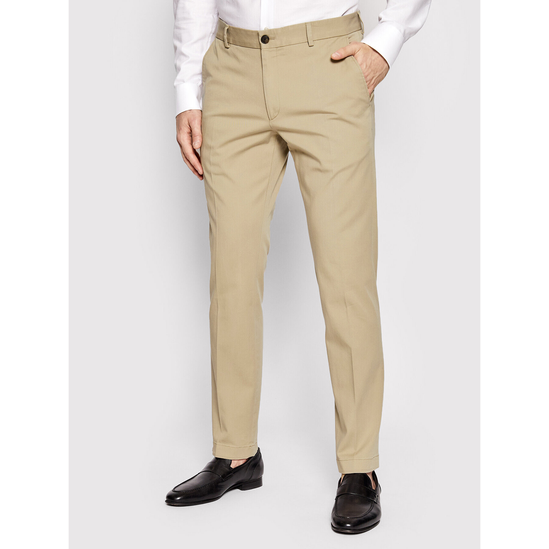 JOOP! Chino kalhoty 17 JT-18HANK12-W 30031773 Béžová Slim Fit - Pepit.cz