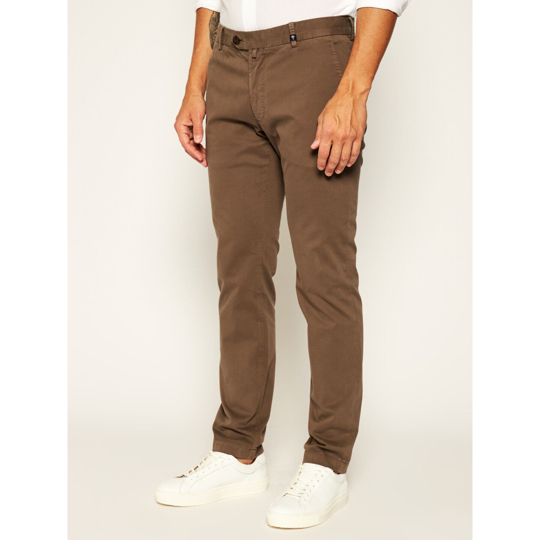 JOOP! Kalhoty z materiálu 30017330 Hnědá Slim Fit - Pepit.cz