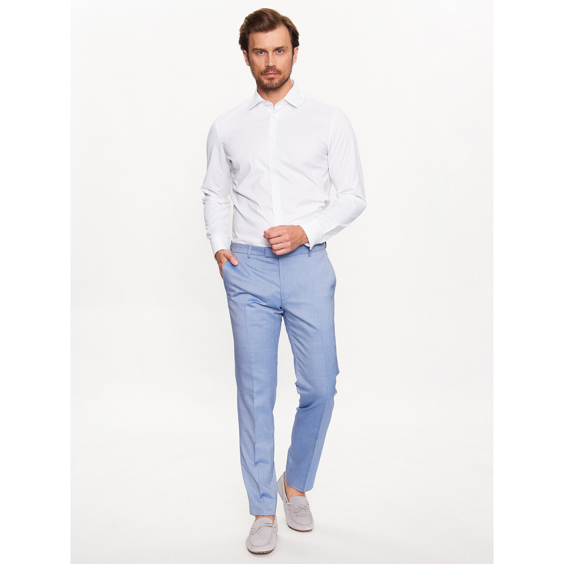 JOOP! Kalhoty z materiálu 30036952 Modrá Slim Fit - Pepit.cz