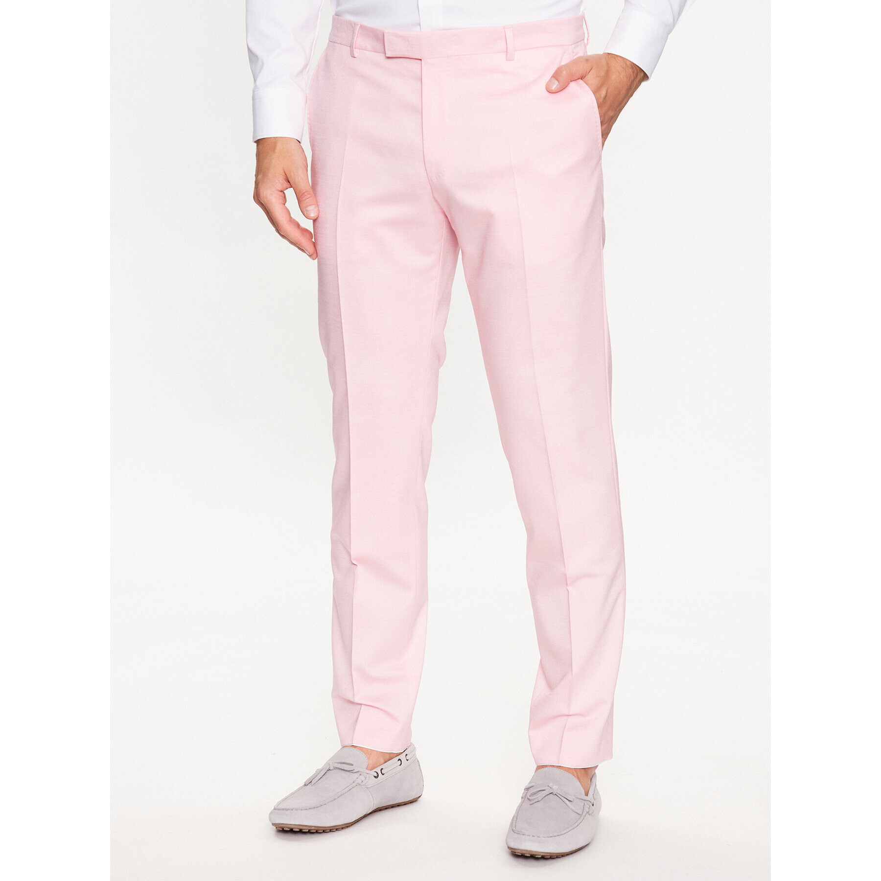 JOOP! Kalhoty z materiálu 30036952 Růžová Slim Fit - Pepit.cz