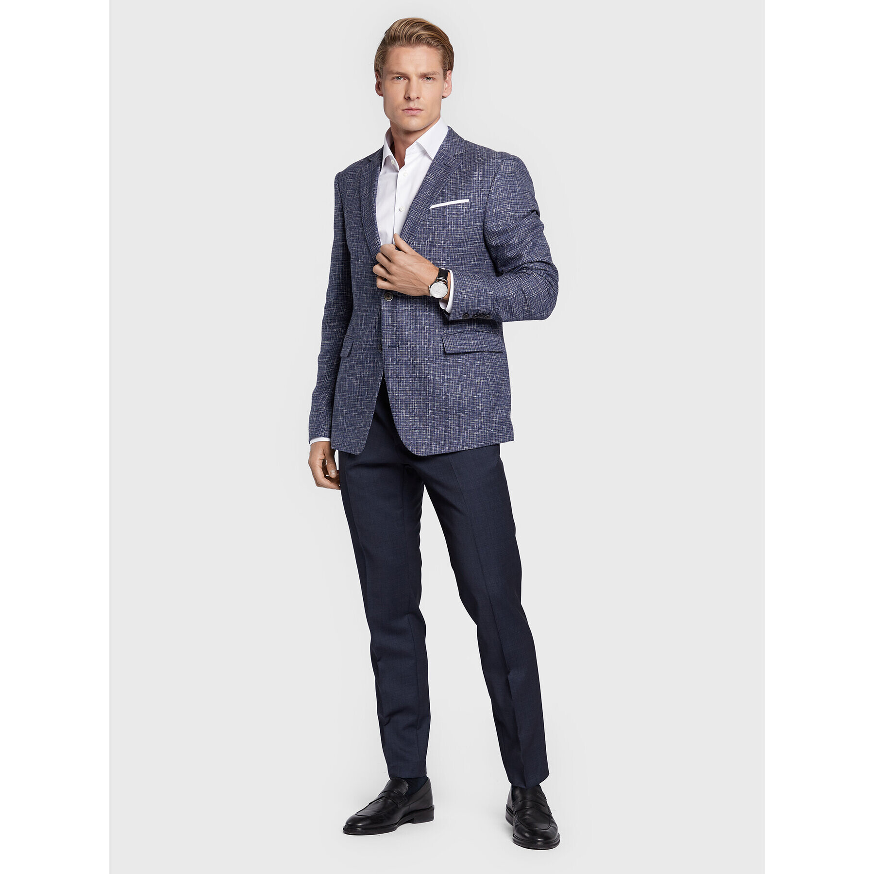 JOOP! Sako 17 Jb-84Hogiz 30030191 Tmavomodrá Slim Fit - Pepit.cz