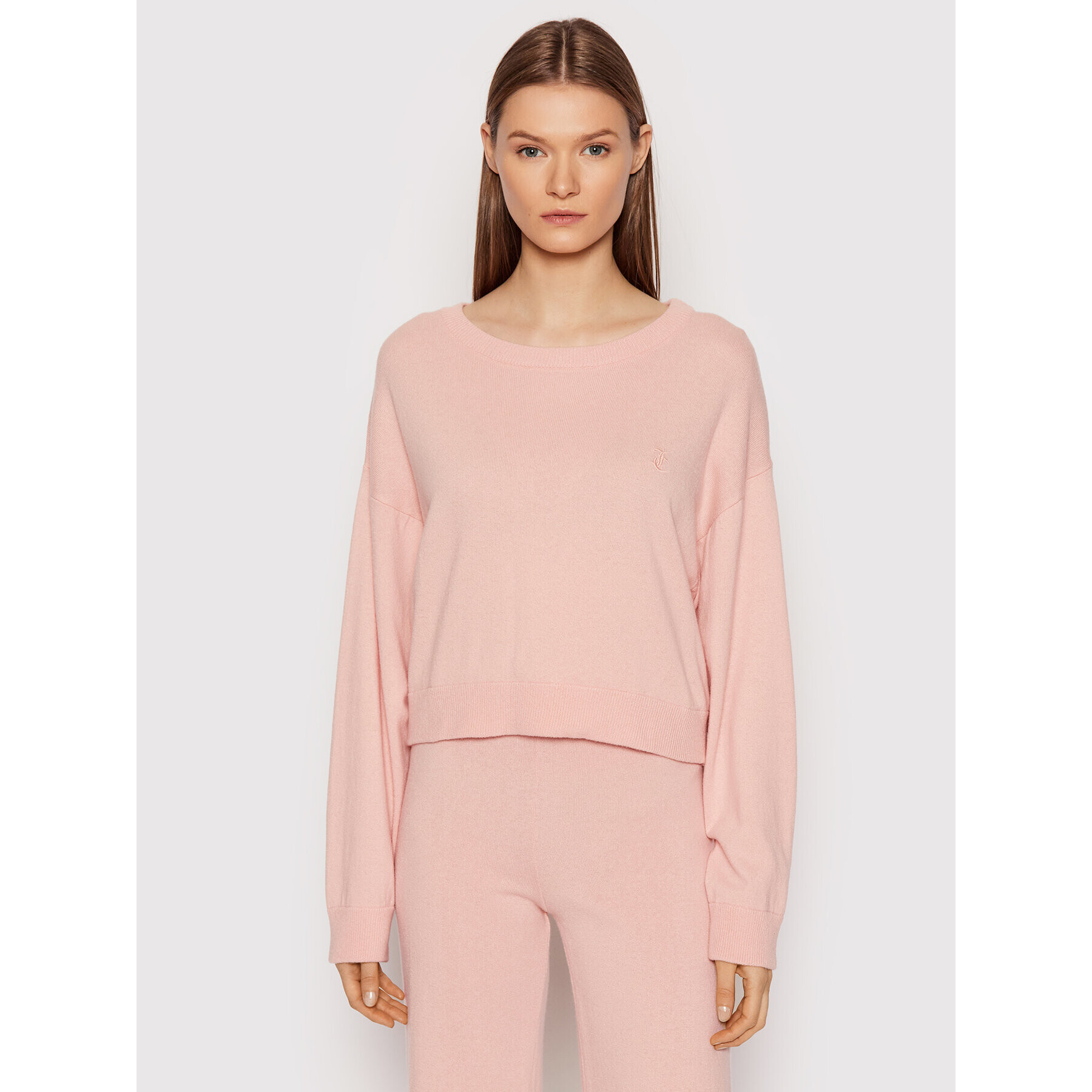 Juicy Couture Svetr JCKA221002 Růžová Relaxed Fit - Pepit.cz