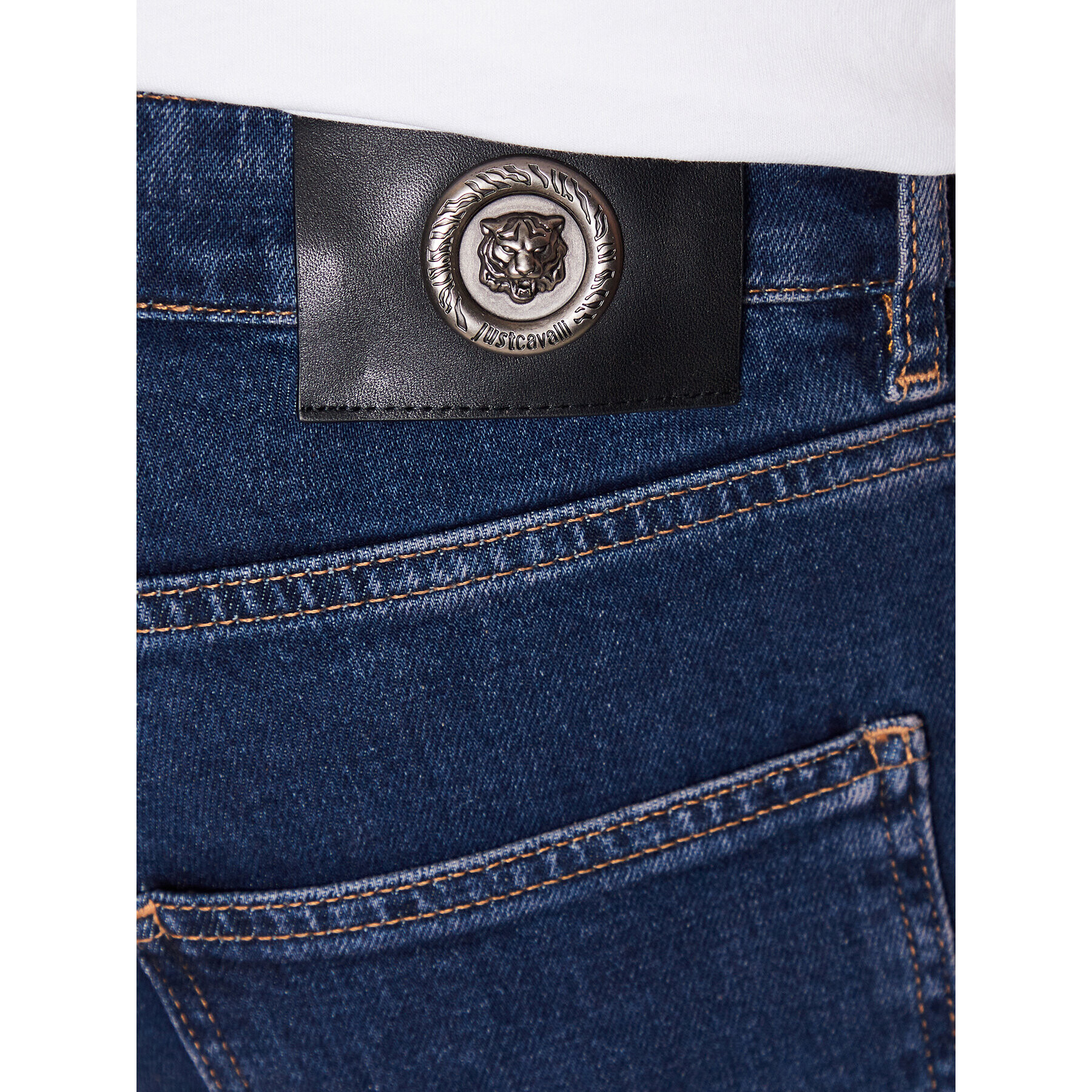 Just Cavalli Jeansy 74OBB5S0 Tmavomodrá Slim Fit - Pepit.cz