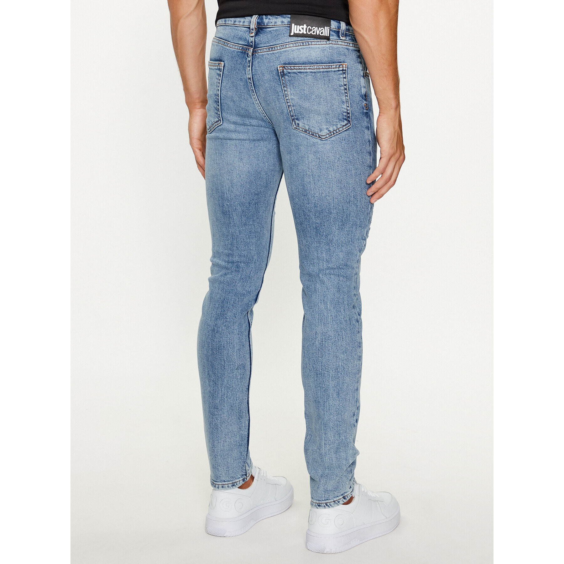 Just Cavalli Jeansy 75OAB5J0 Modrá Slim Fit - Pepit.cz