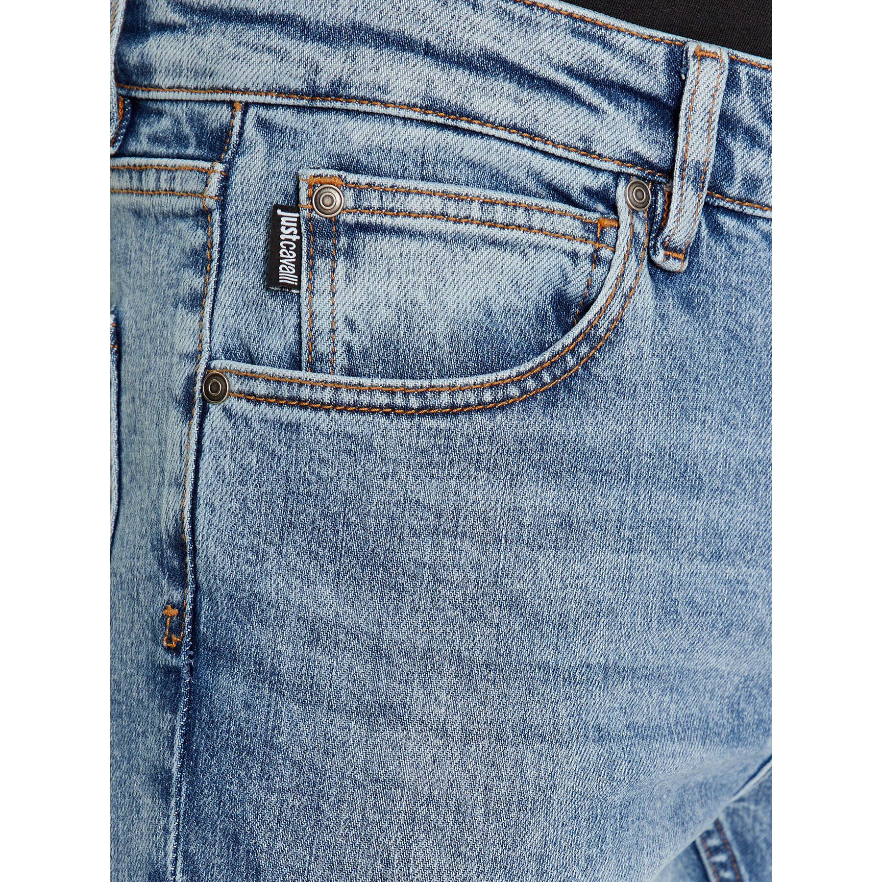 Just Cavalli Jeansy 75OAB5J0 Modrá Slim Fit - Pepit.cz