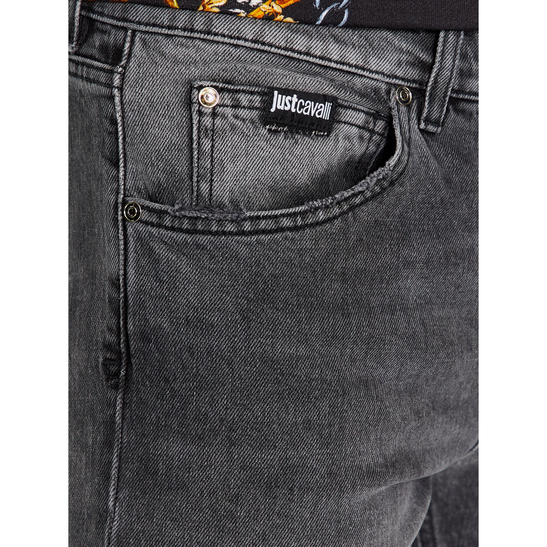 Just Cavalli Jeansy 75OAB5S0 Černá Slim Fit - Pepit.cz