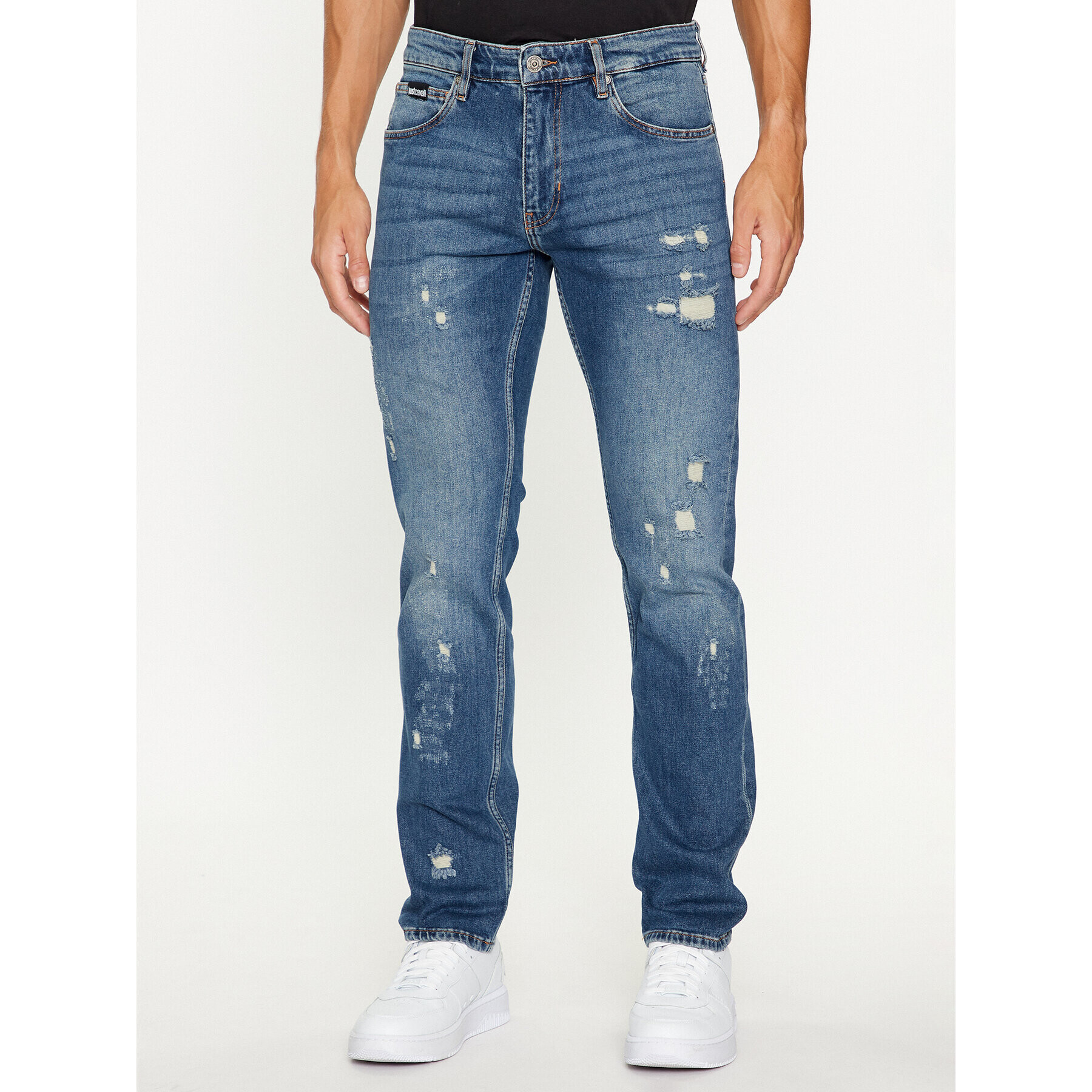 Just Cavalli Jeansy 75OAB5S0 Modrá Slim Fit - Pepit.cz