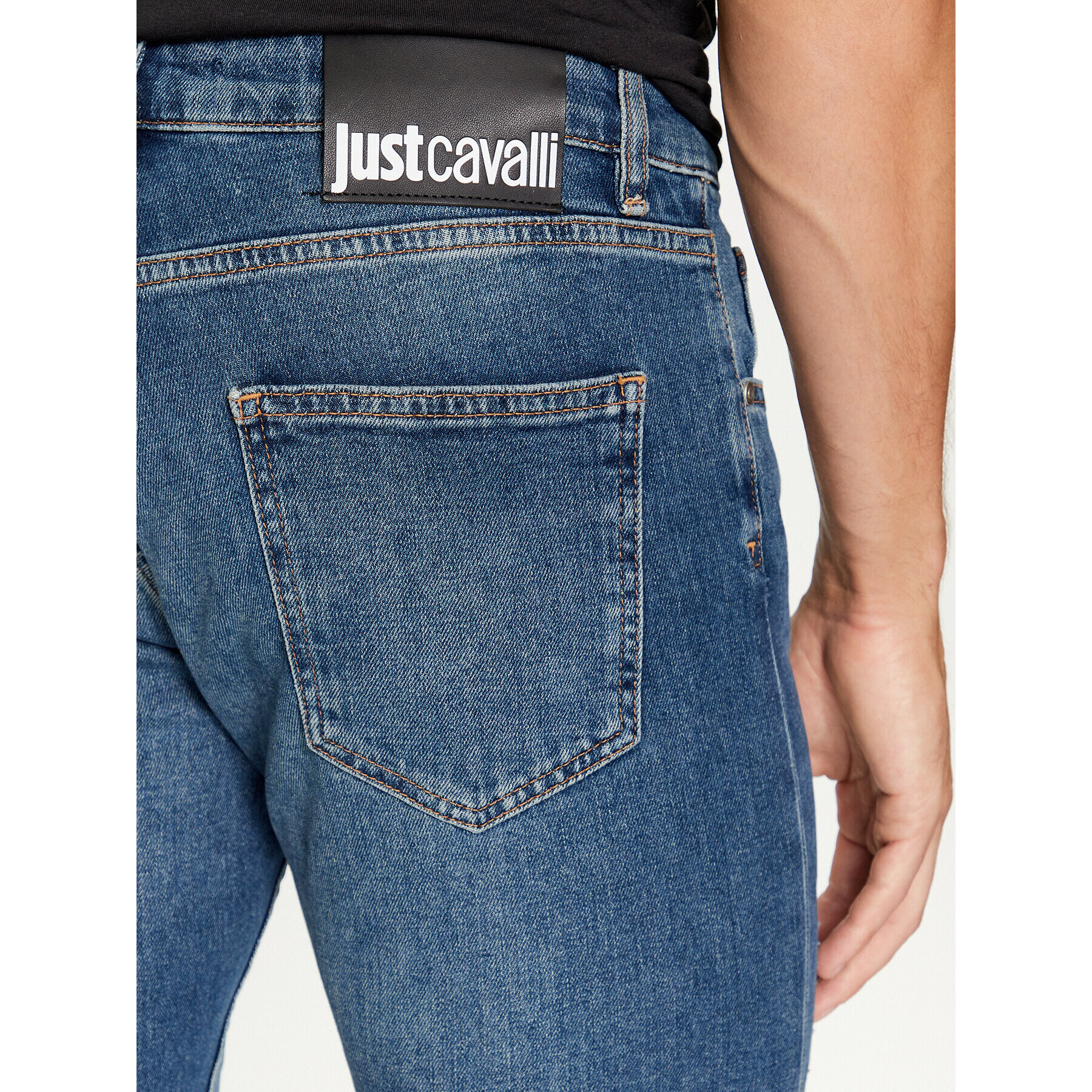 Just Cavalli Jeansy 75OAB5S0 Modrá Slim Fit - Pepit.cz