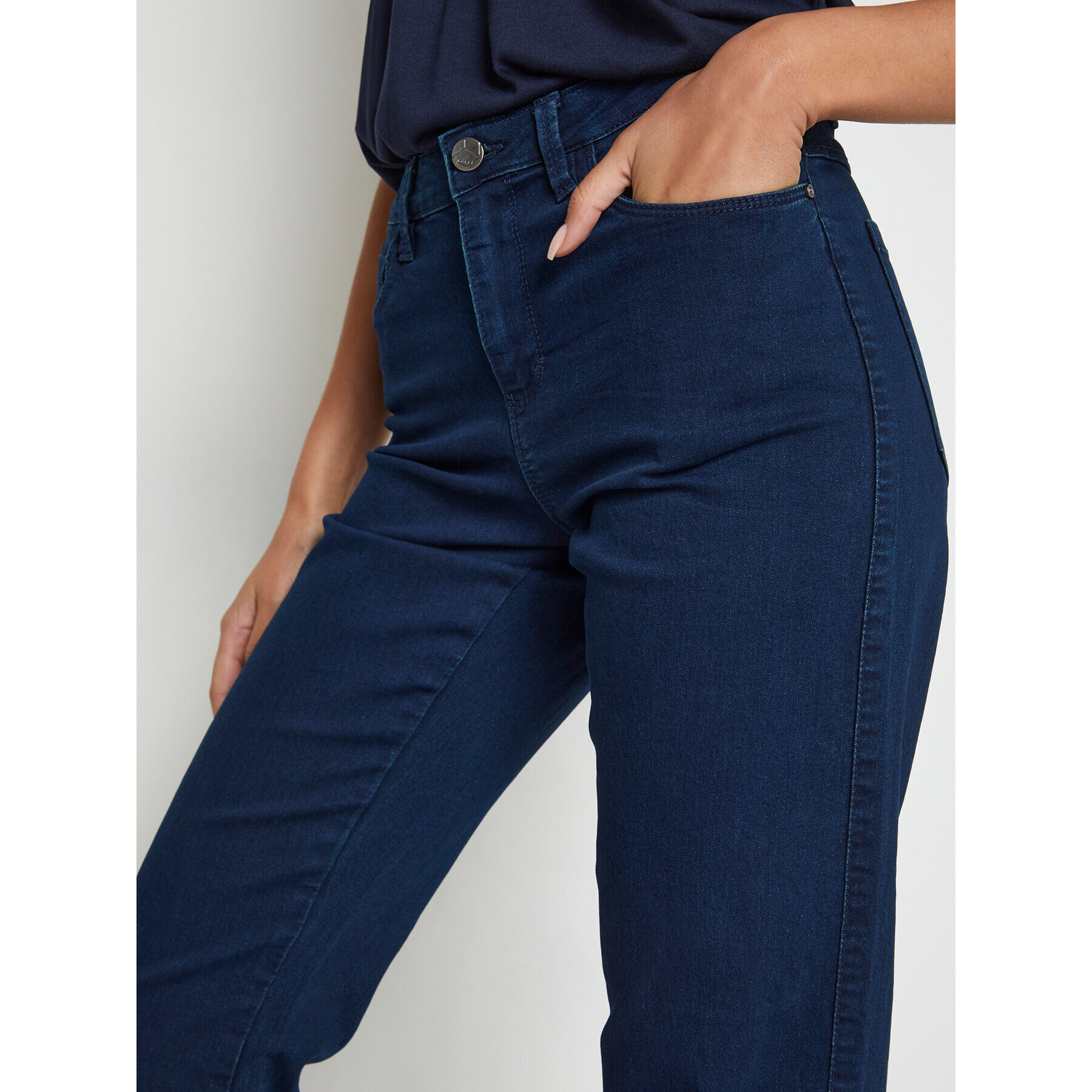 Kaffe Jeansy Vicky 10506530 Modrá Regular Fit - Pepit.cz