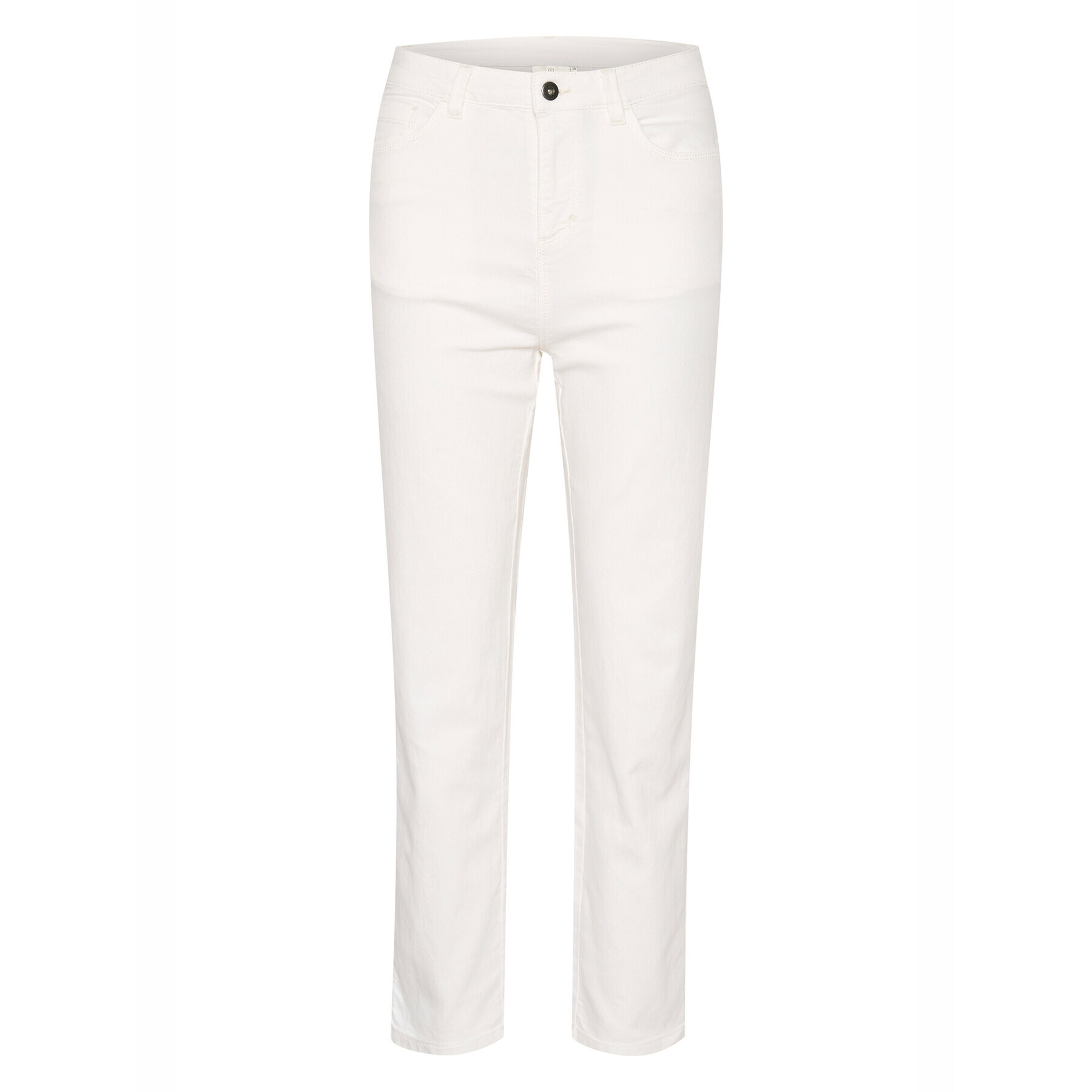 Kaffe Jeansy Zelina 10506341 Bílá Straight Fit - Pepit.cz