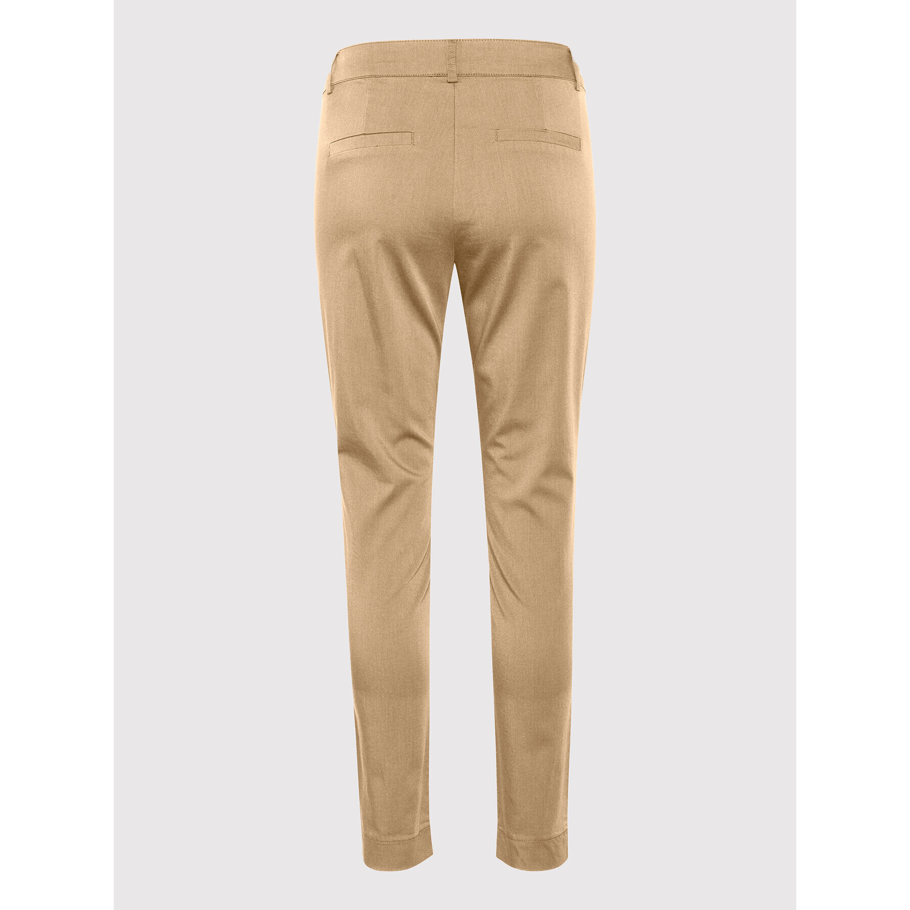 Kaffe Kalhoty z materiálu Lea 10505191 Béžová Slim Fit - Pepit.cz