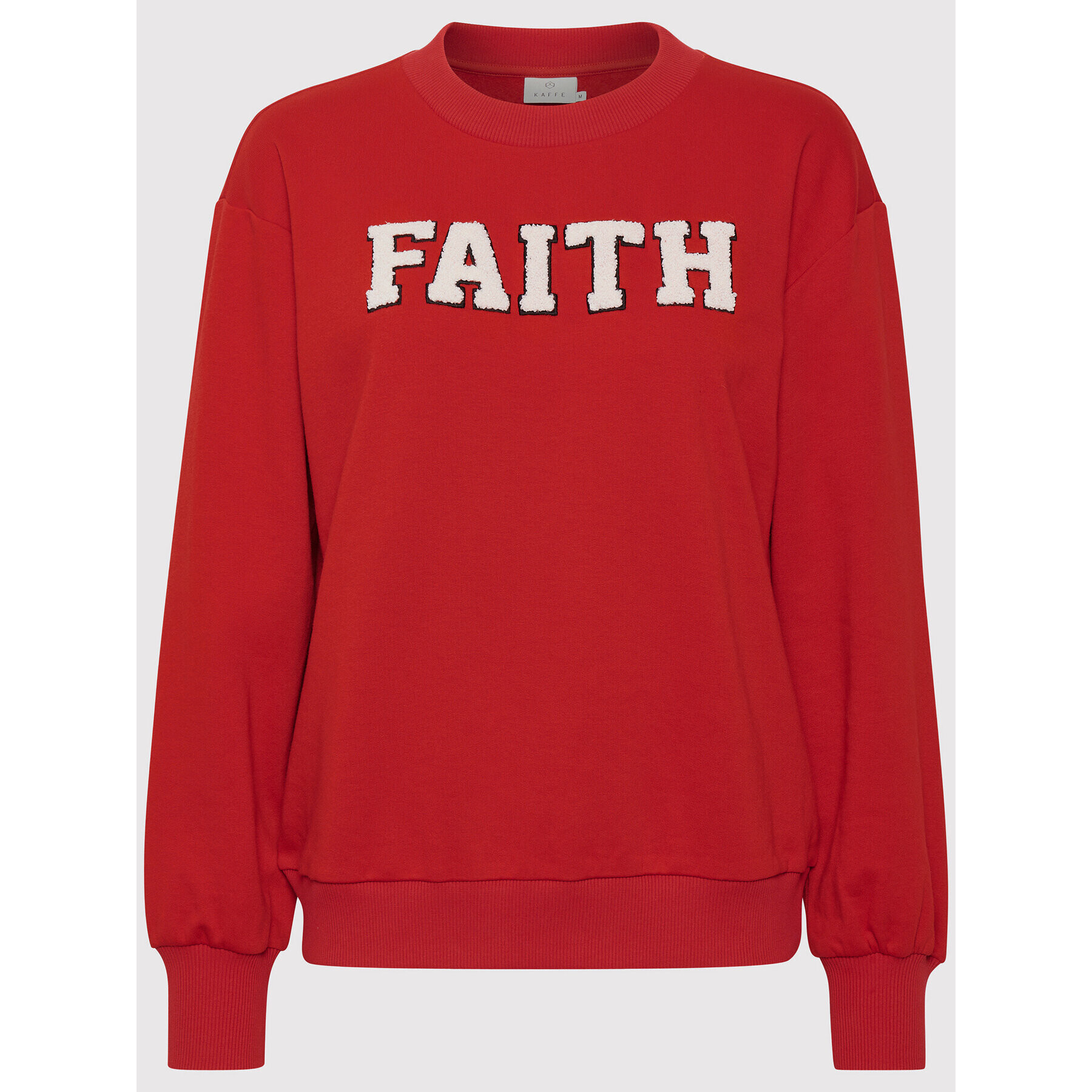 Kaffe Mikina Faith 10506770 Červená Relaxed Fit - Pepit.cz