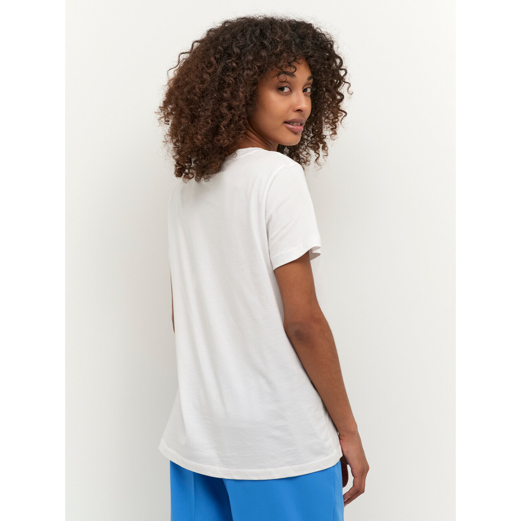 Kaffe T-Shirt Marin 10506137 Bílá Regular Fit - Pepit.cz