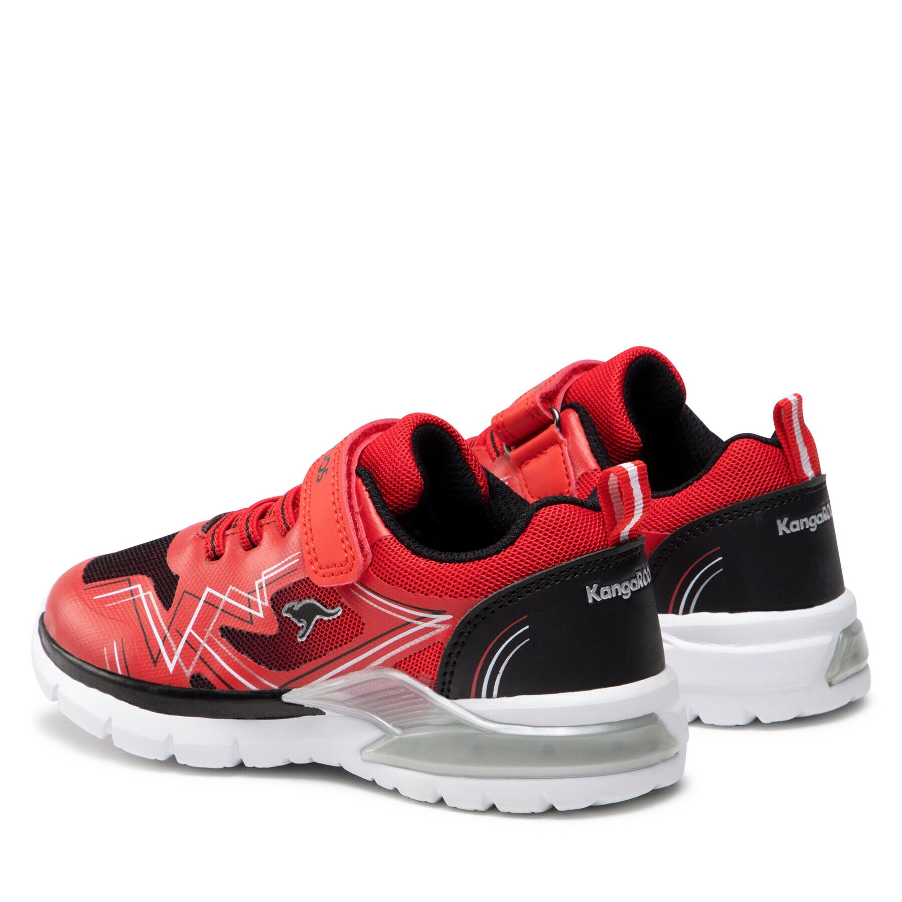 KangaRoos Sneakersy K-Sl Flasher Ev 00011 000 6173 Červená - Pepit.cz