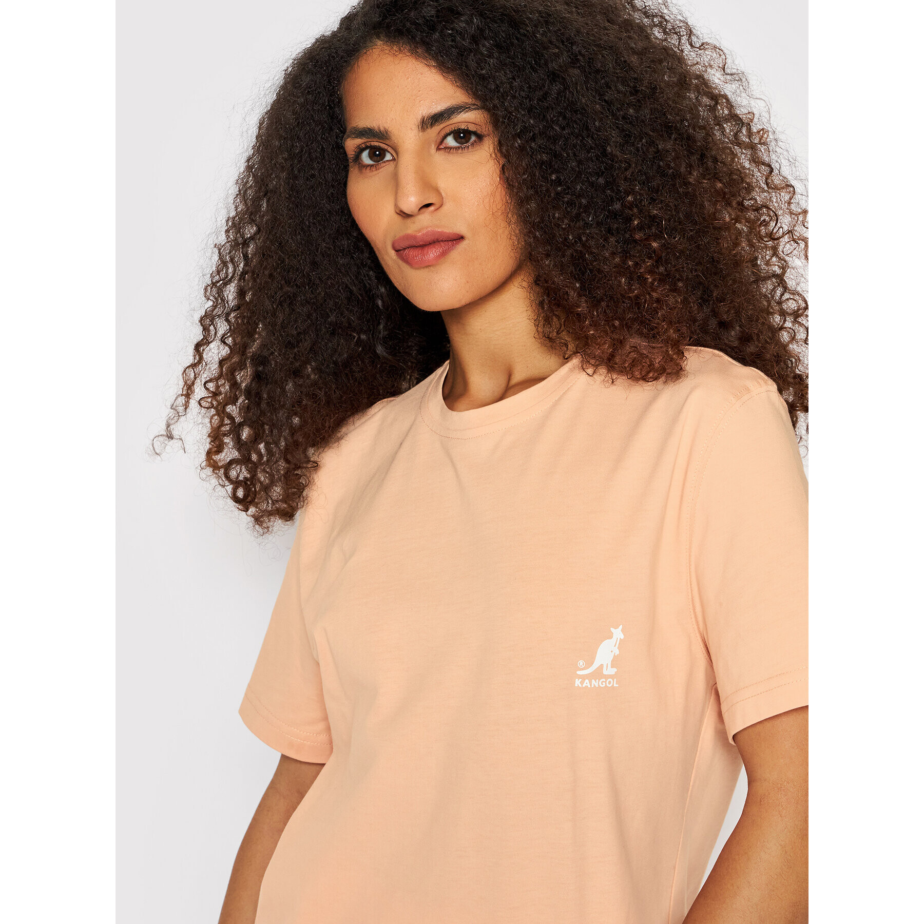 Kangol T-Shirt Unisex Essential KLEU006 Oranžová Relaxed Fit - Pepit.cz