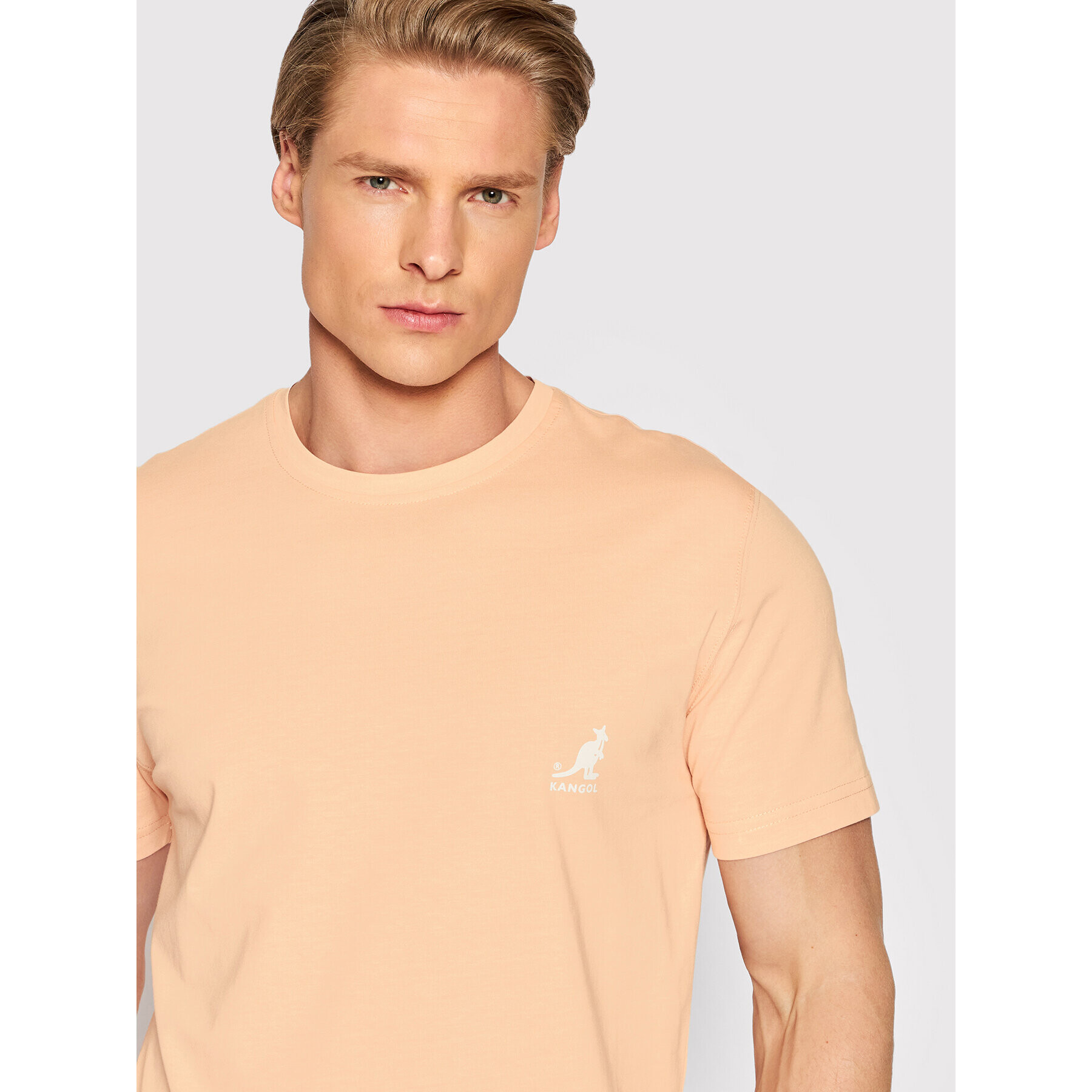 Kangol T-Shirt Unisex Essential KLEU006 Oranžová Relaxed Fit - Pepit.cz