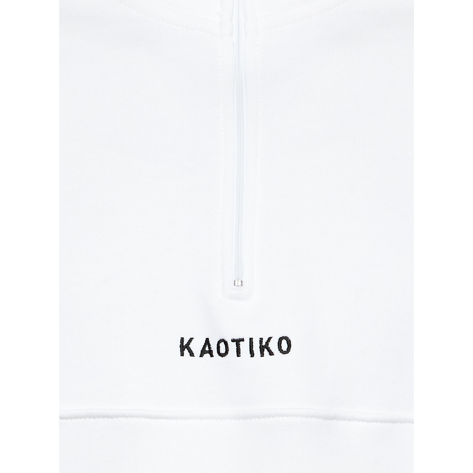 Kaotiko Mikina Arthur AK048-06S-G002 Bílá Regular Fit - Pepit.cz