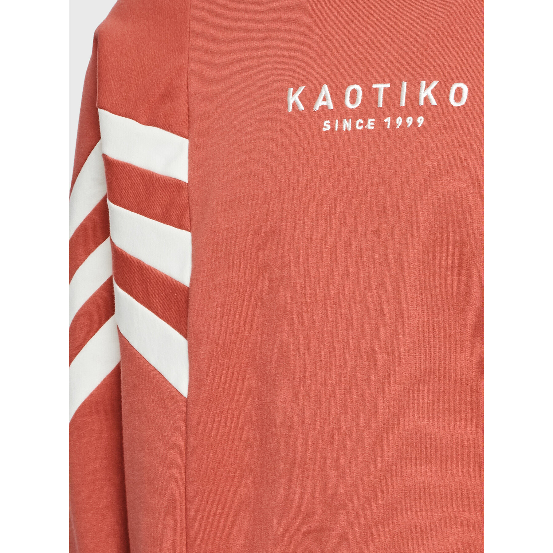 Kaotiko Mikina Chad AK087-07-G002 Růžová Relaxed Fit - Pepit.cz