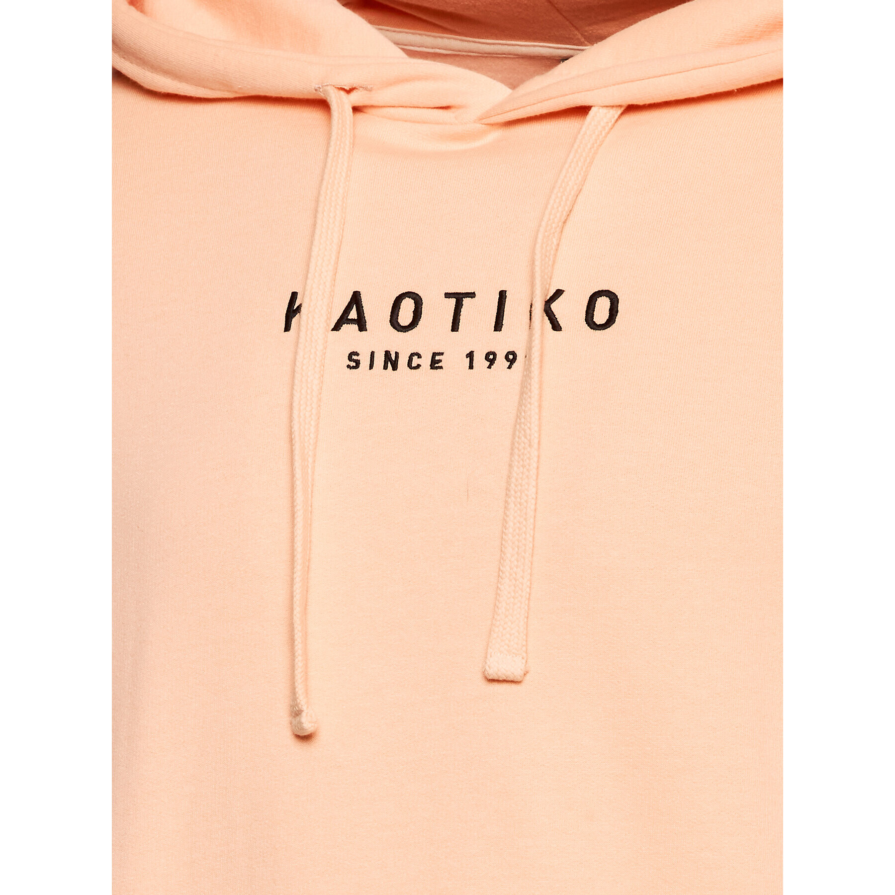 Kaotiko Mikina Unisex AL006-01-G002 Oranžová Relaxed Fit - Pepit.cz