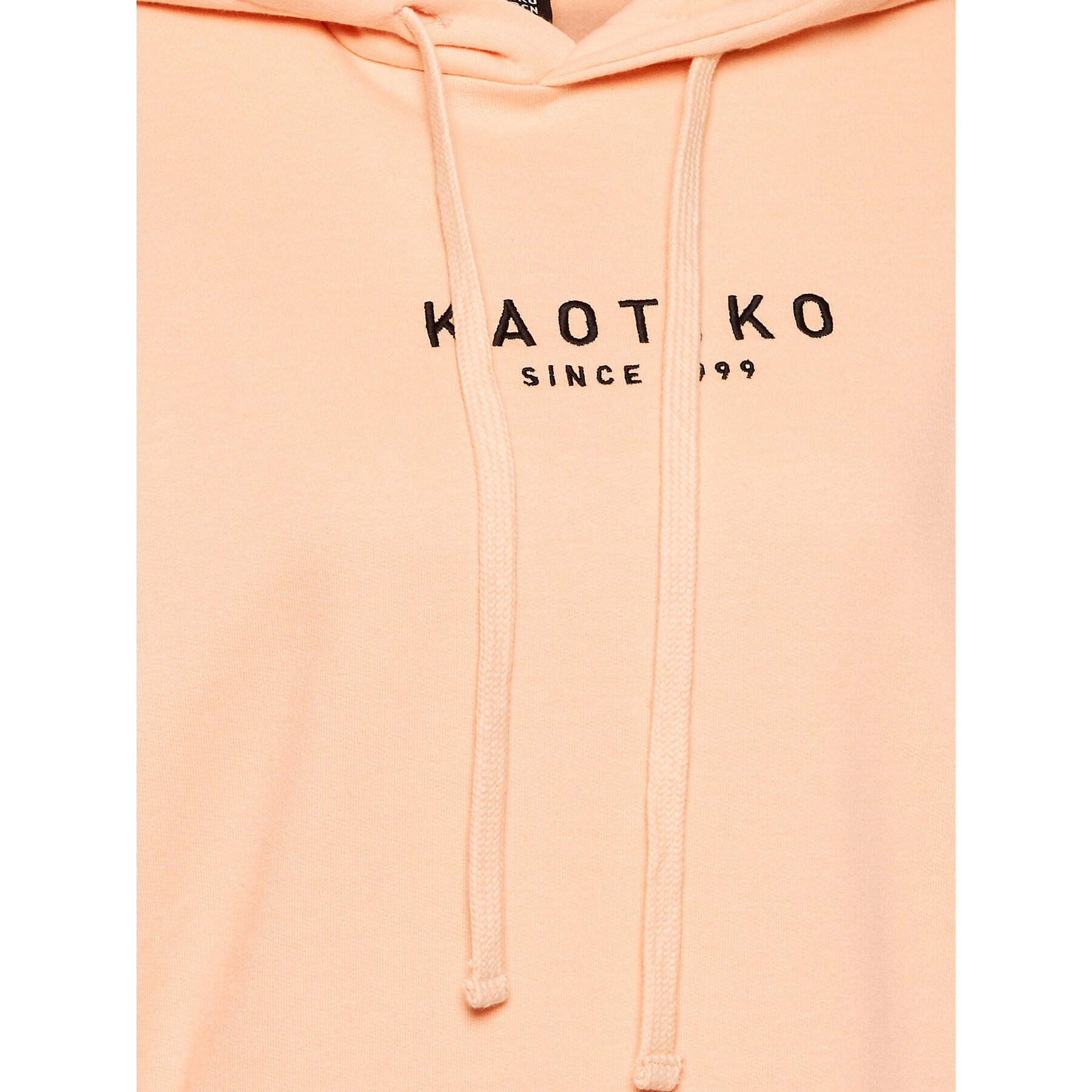 Kaotiko Mikina Unisex AL006-01-G002 Oranžová Relaxed Fit - Pepit.cz