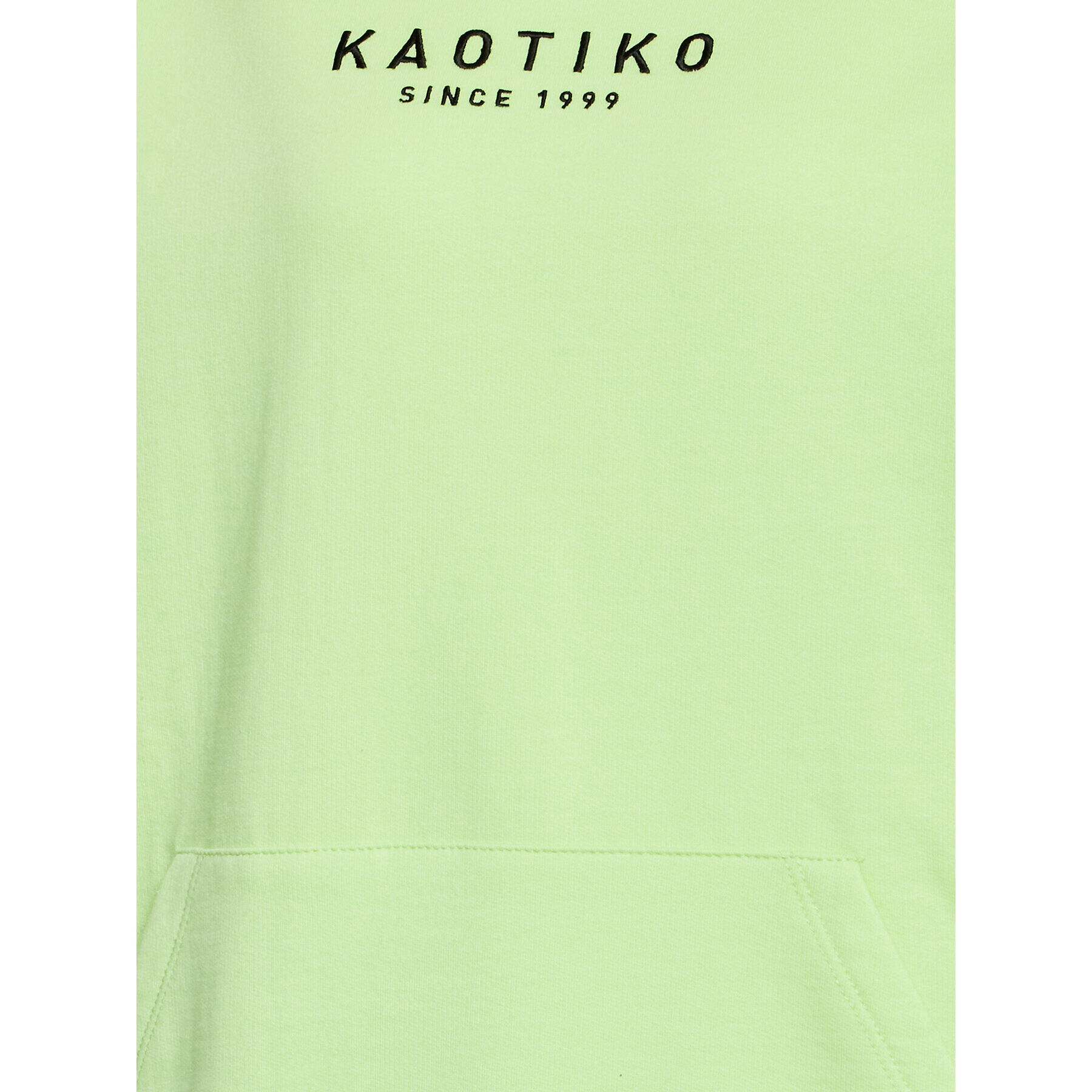 Kaotiko Mikina Unisex Vancouver AH007-03-H002 Zelená Relaxed Fit - Pepit.cz