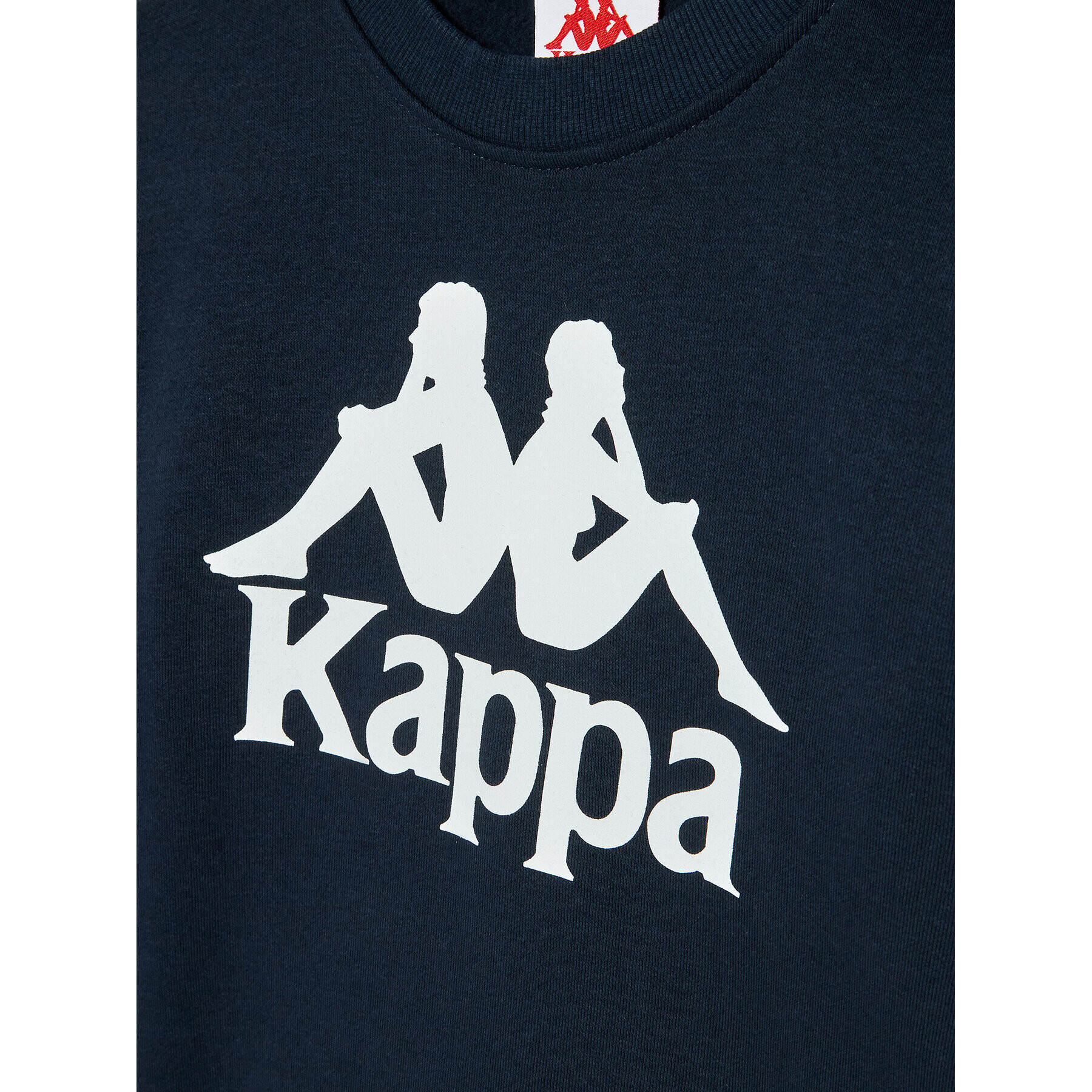 Kappa Mikina 703797J Tmavomodrá Regular Fit - Pepit.cz