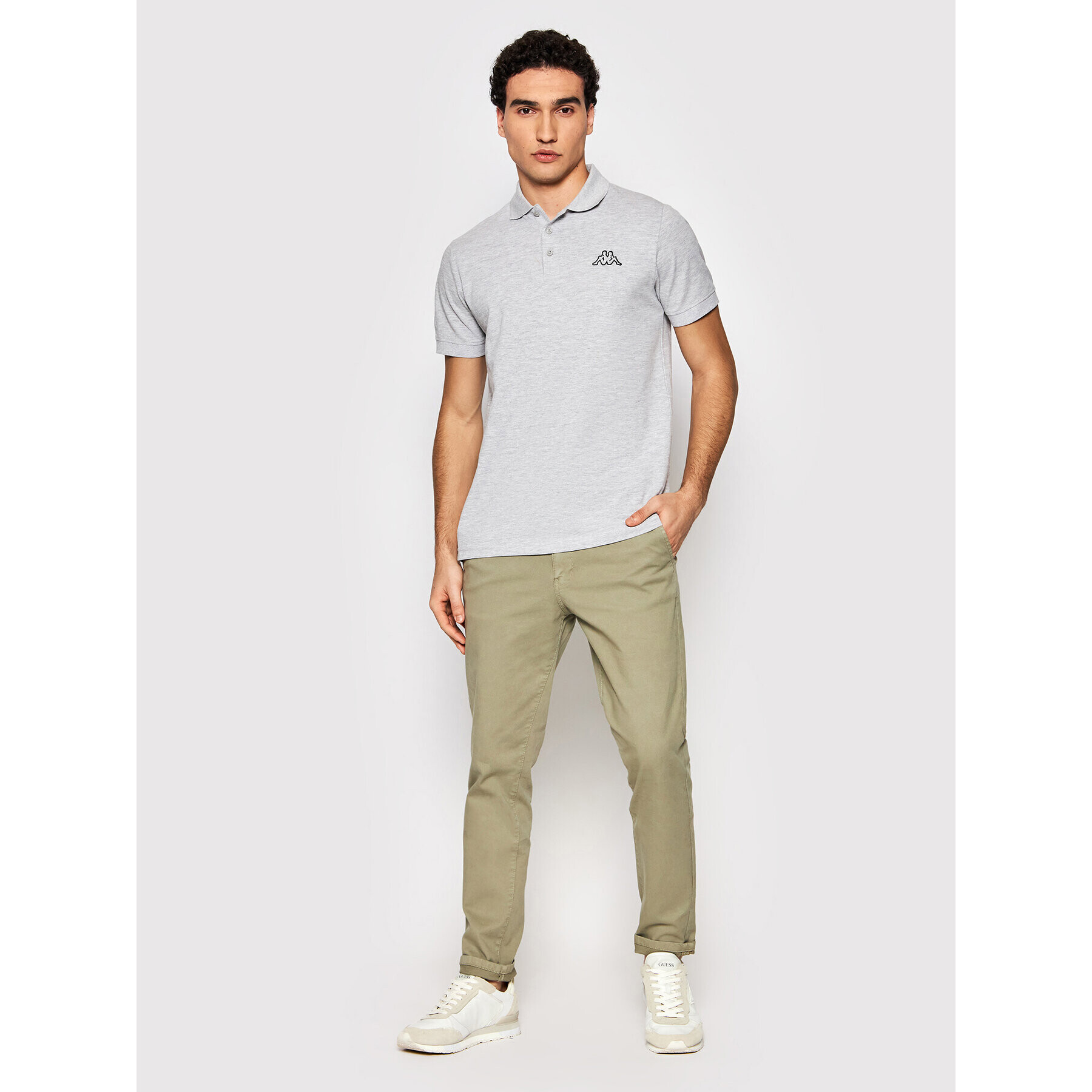 Kappa Polokošile 303173 Šedá Regular Fit - Pepit.cz