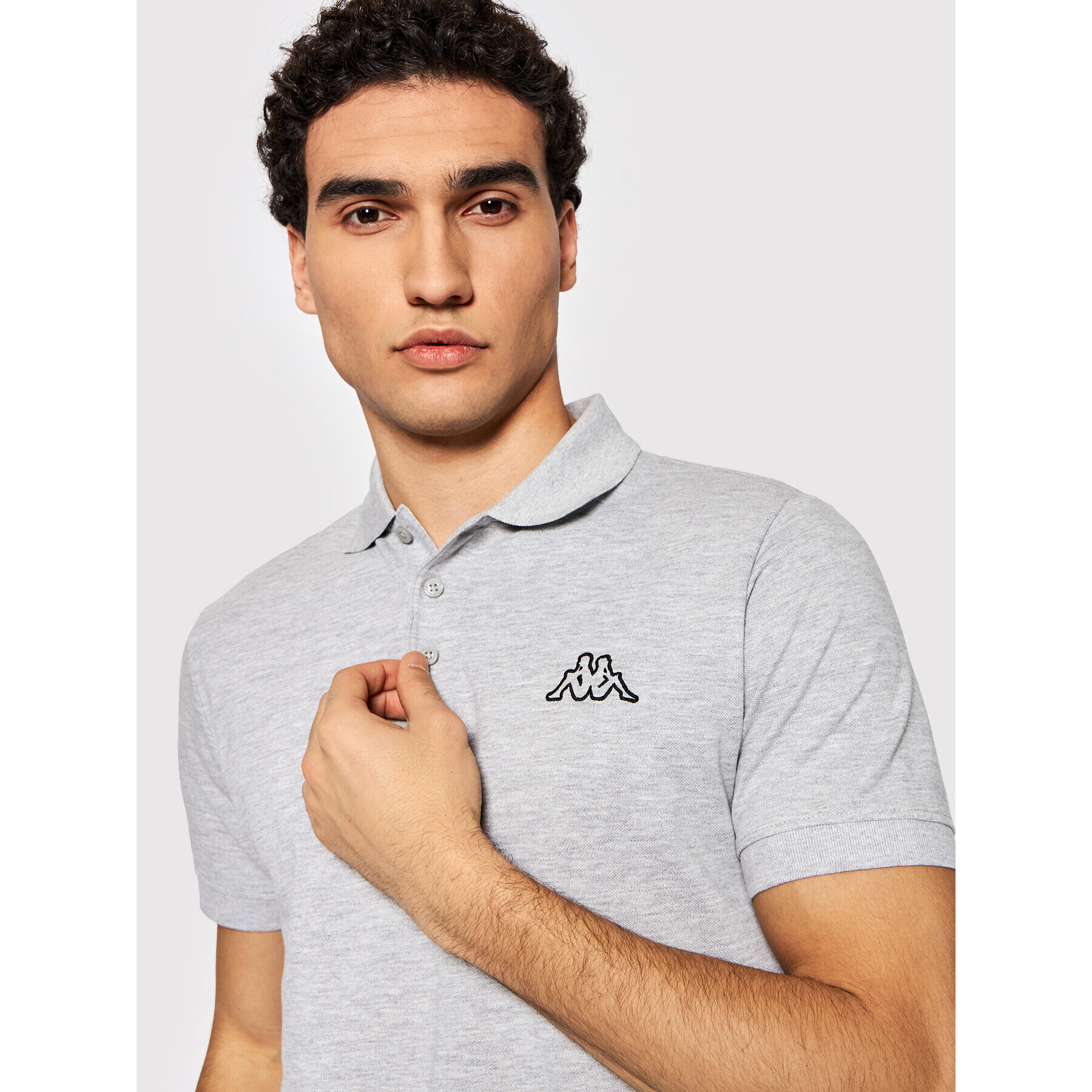 Kappa Polokošile 303173 Šedá Regular Fit - Pepit.cz