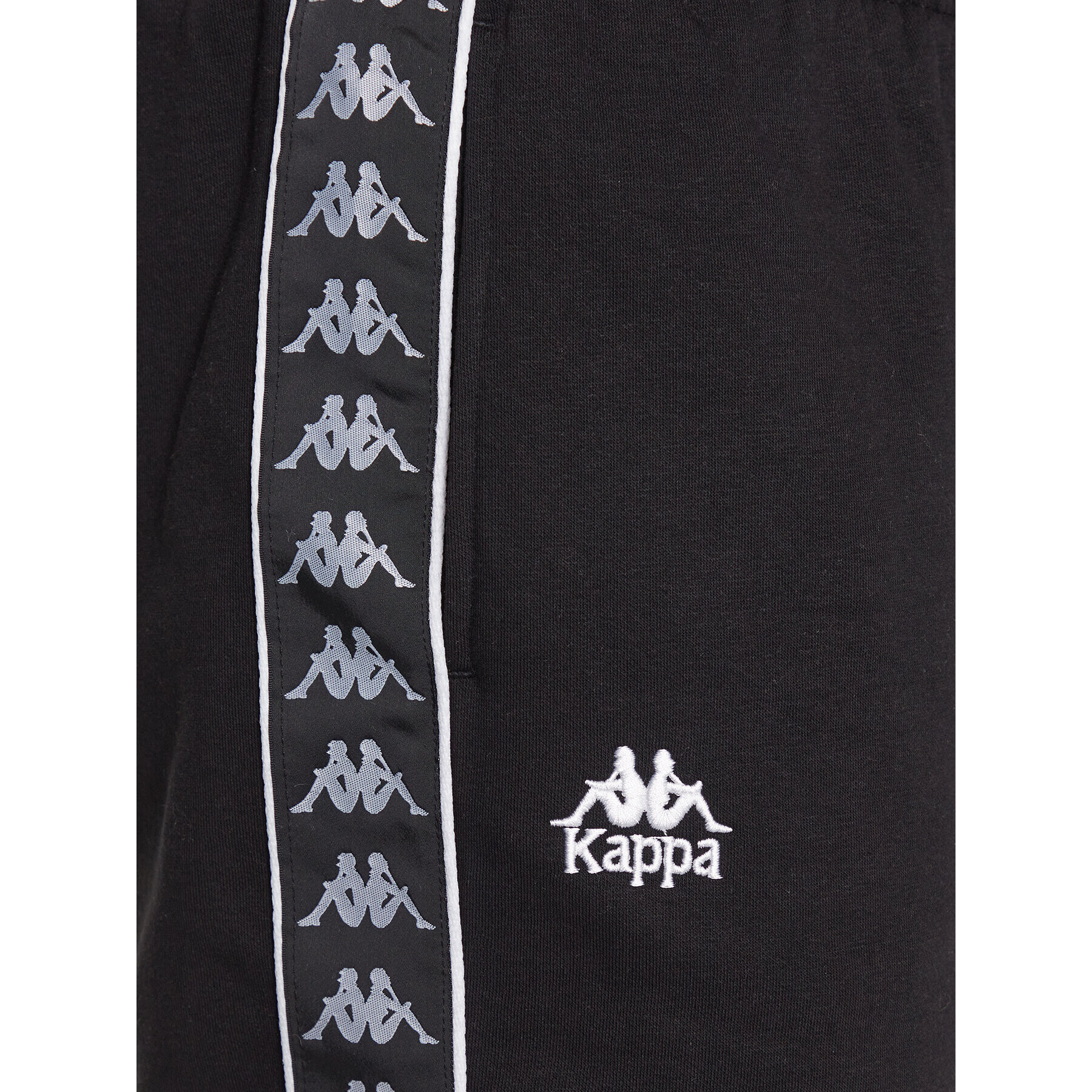 Kappa Sportovní kraťasy 313018 Černá Regular Fit - Pepit.cz