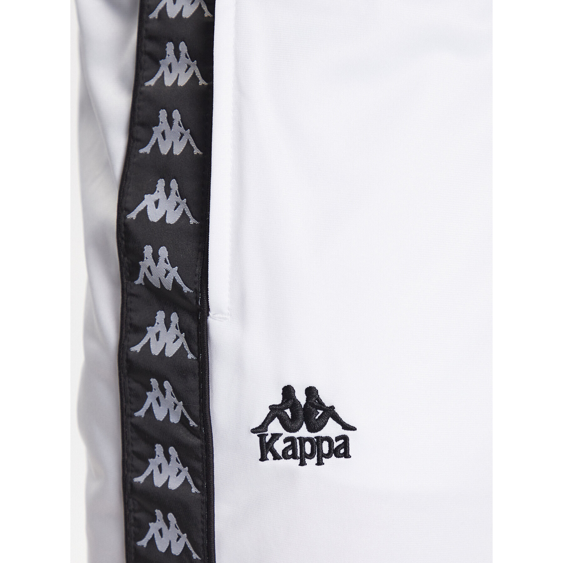 Kappa Sportovní kraťasy 313019 Bílá Regular Fit - Pepit.cz